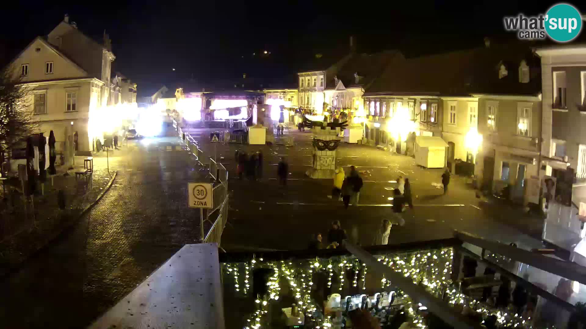 Samobor – Place centrale dédié au roi Tomislav