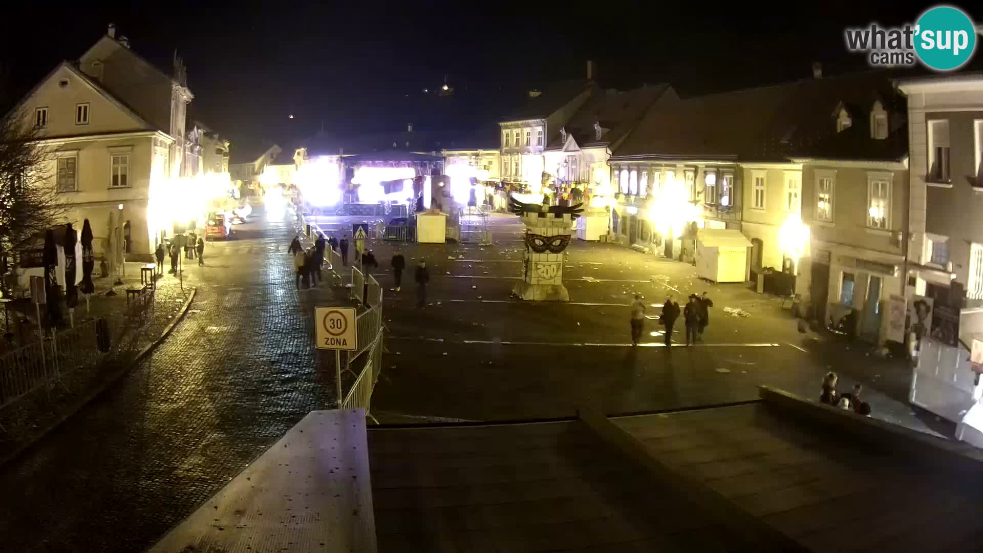 Samobor – Place centrale dédié au roi Tomislav