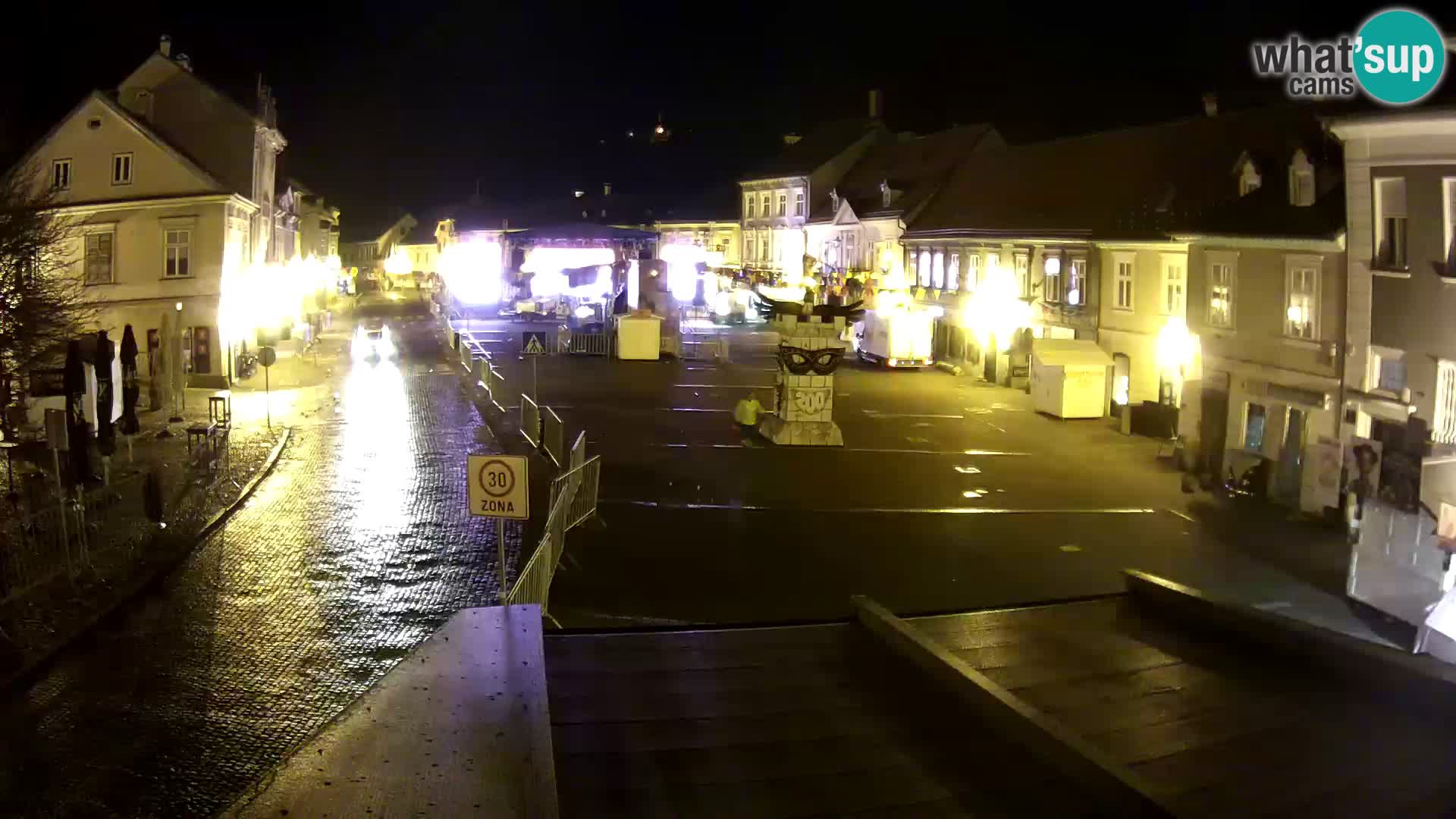 Samobor – Place centrale dédié au roi Tomislav