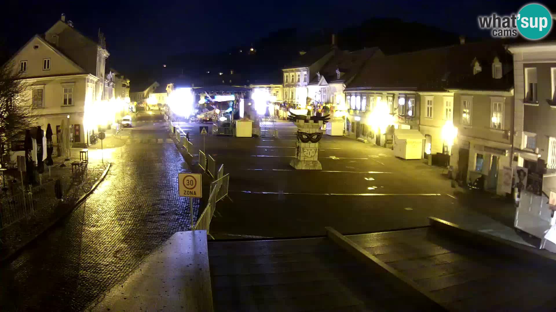 Samobor – Place centrale dédié au roi Tomislav