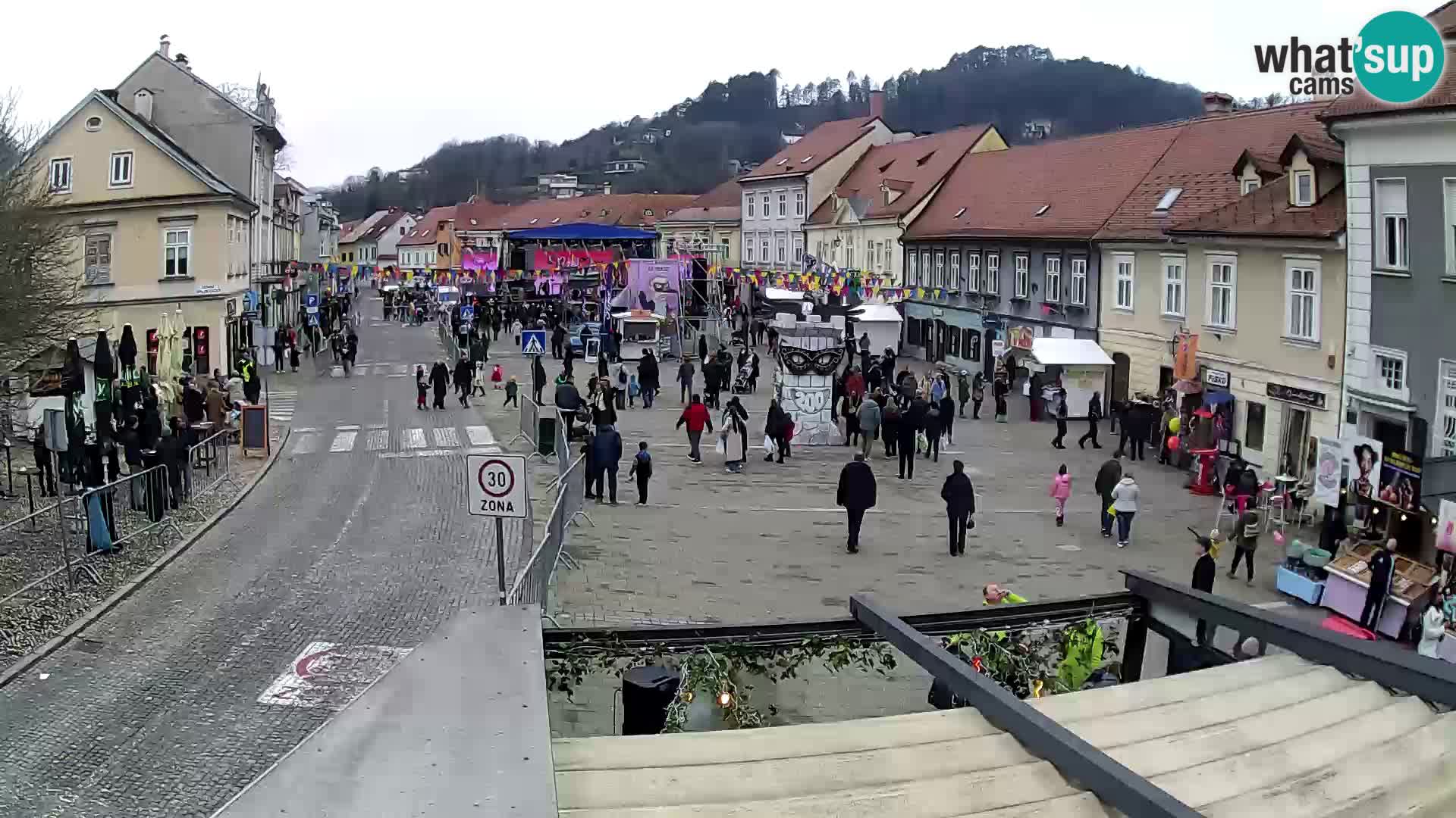 Samobor – Place centrale dédié au roi Tomislav