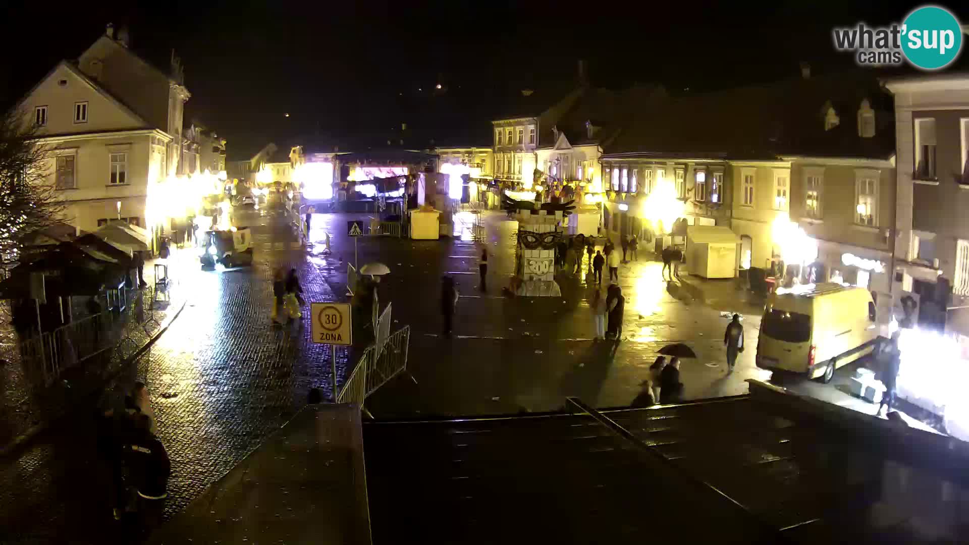 Samobor – Place centrale dédié au roi Tomislav