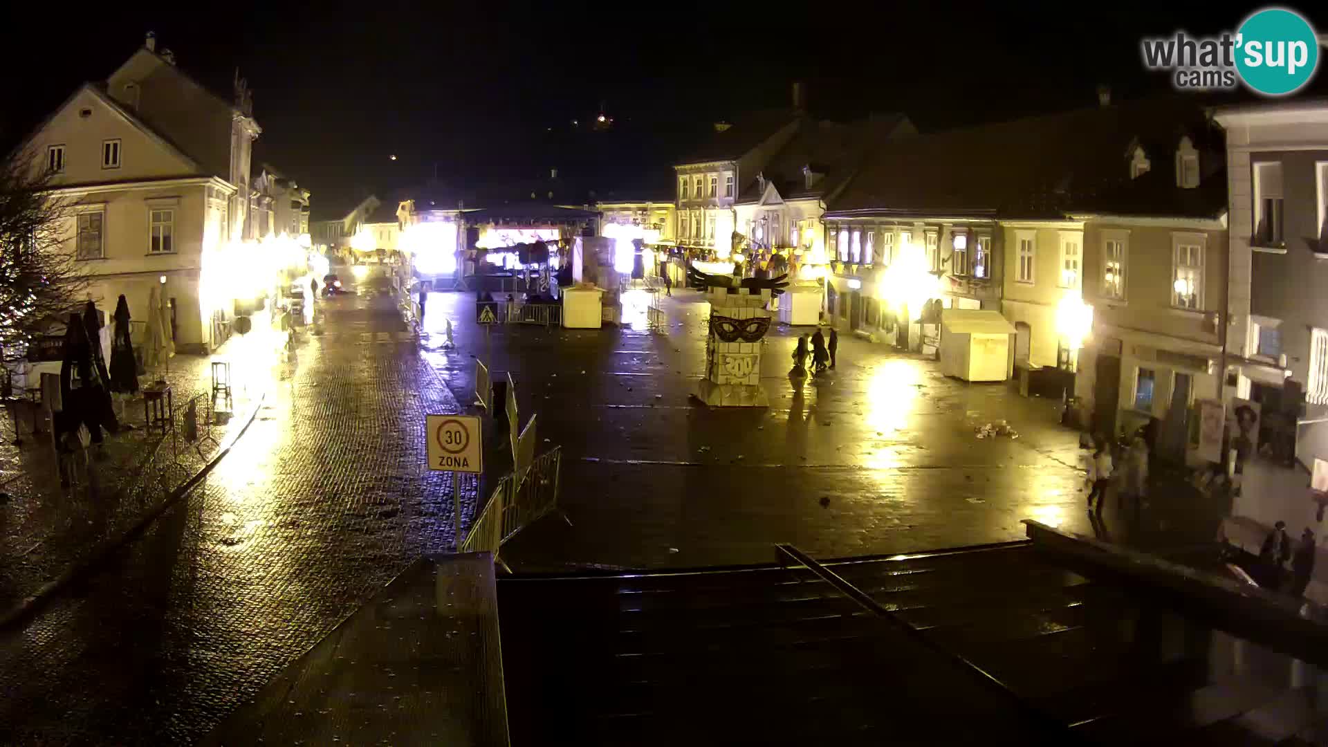 Samobor – Place centrale dédié au roi Tomislav