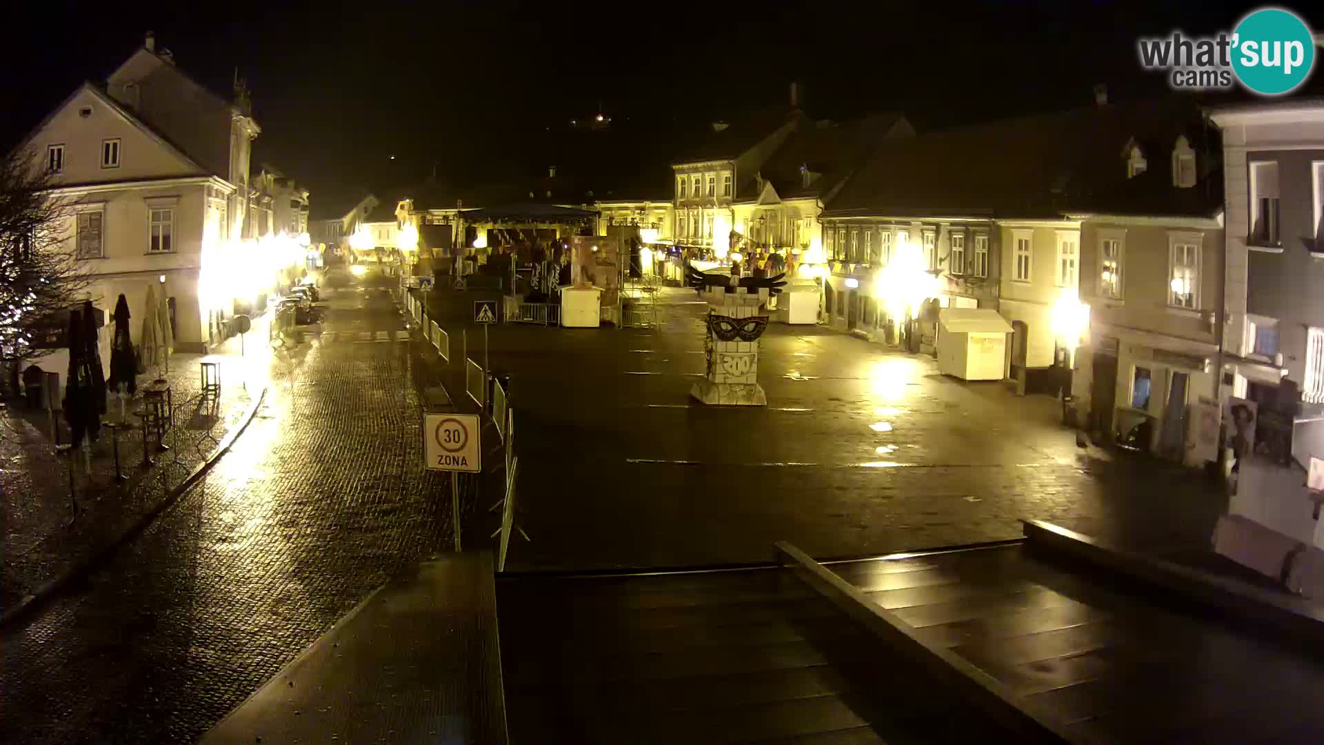 Samobor – Place centrale dédié au roi Tomislav