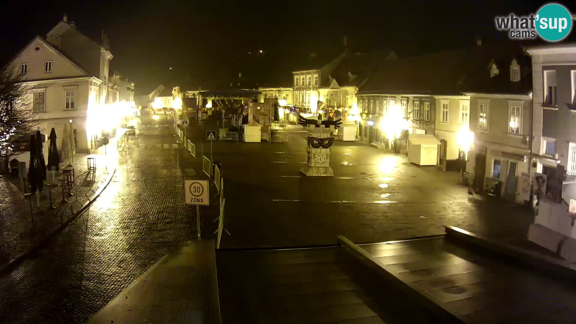 Samobor – Place centrale dédié au roi Tomislav