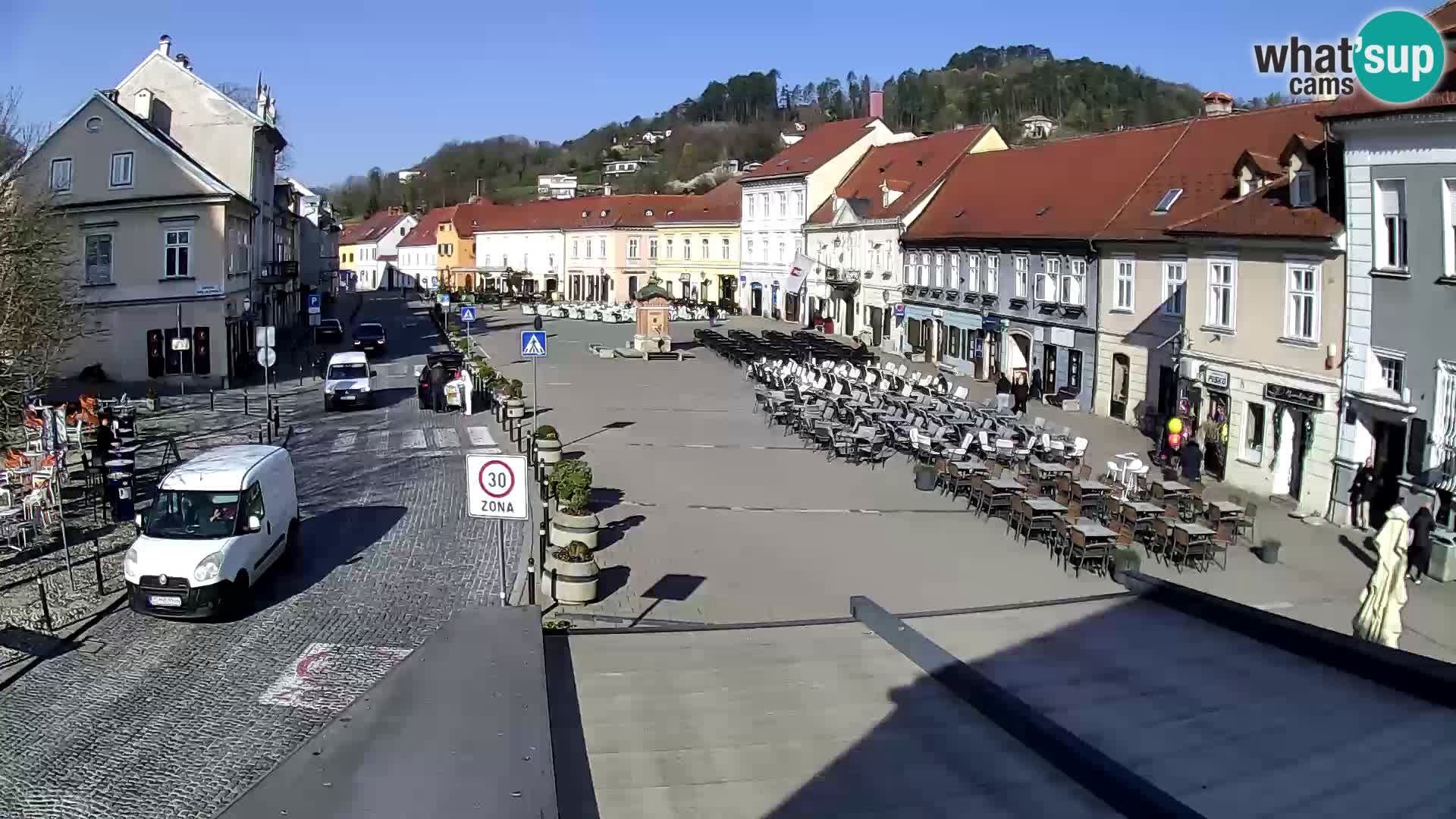 Samobor – Place centrale dédié au roi Tomislav