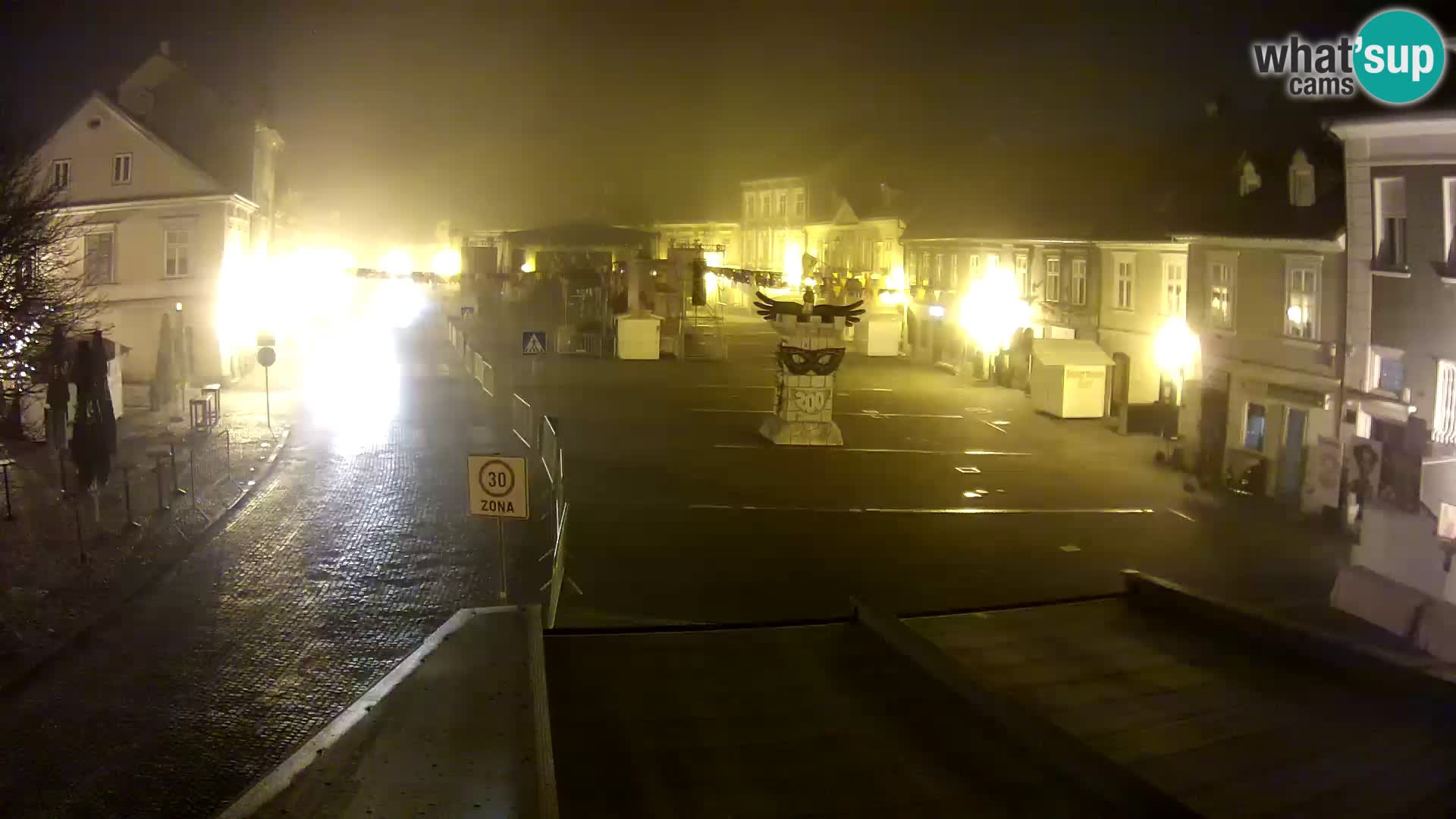 Samobor – Place centrale dédié au roi Tomislav