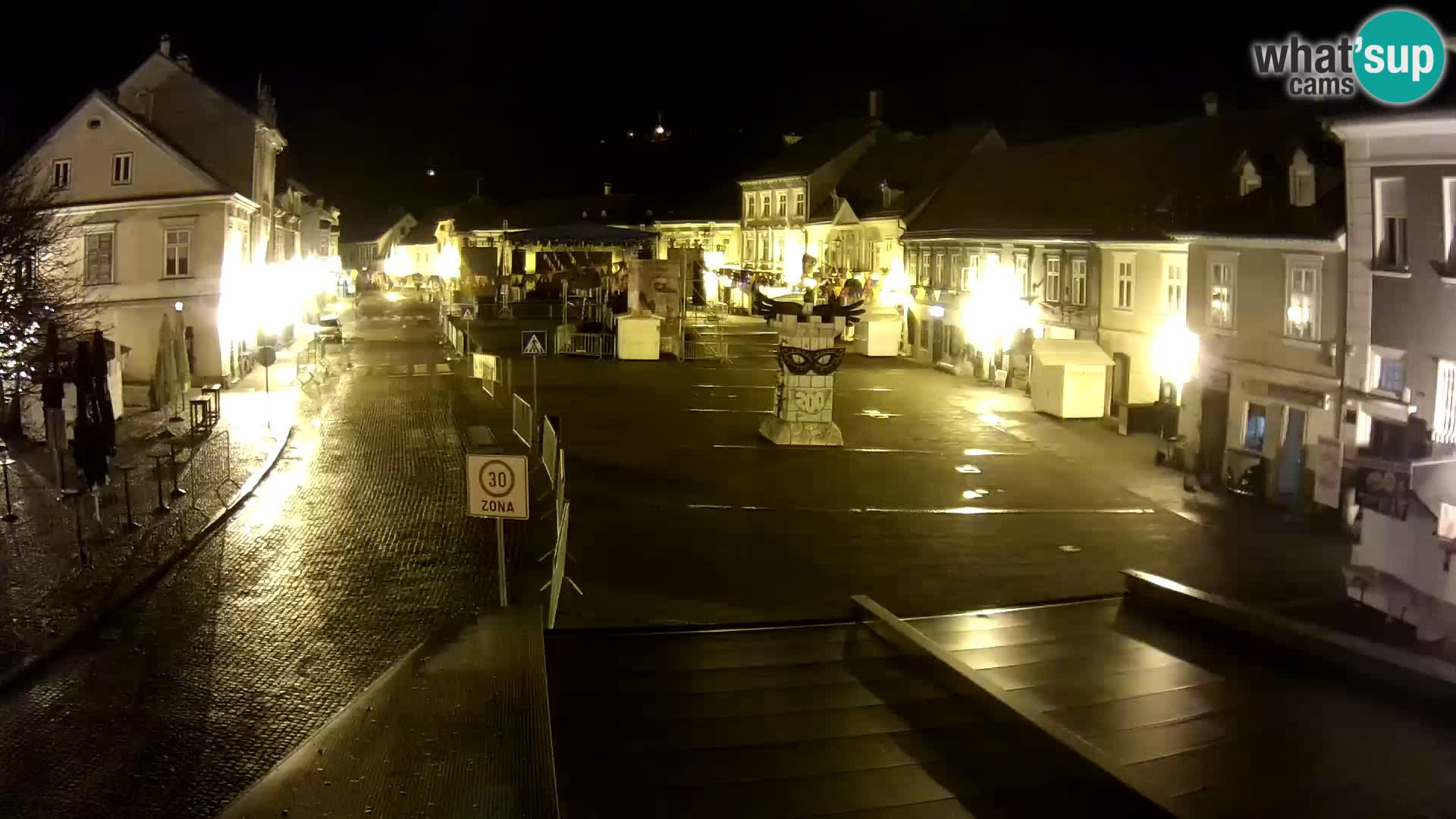 Samobor – Place centrale dédié au roi Tomislav