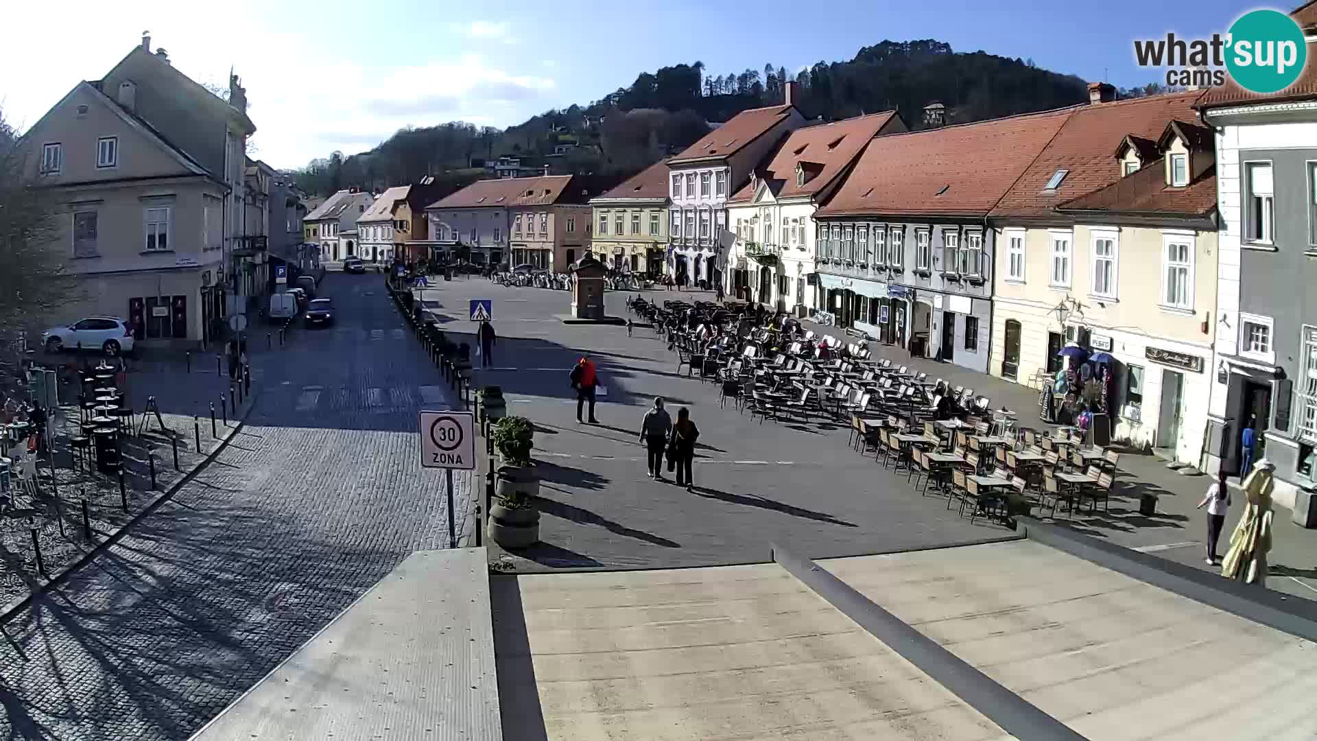 Samobor – Place centrale dédié au roi Tomislav