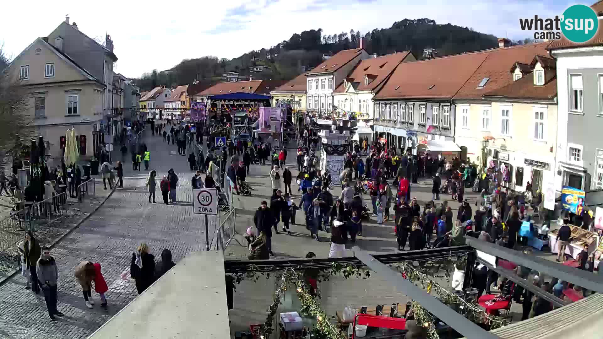 Samobor – Place centrale dédié au roi Tomislav
