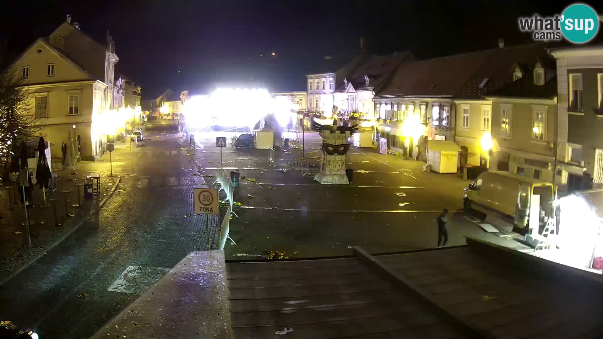 Samobor – Place centrale dédié au roi Tomislav