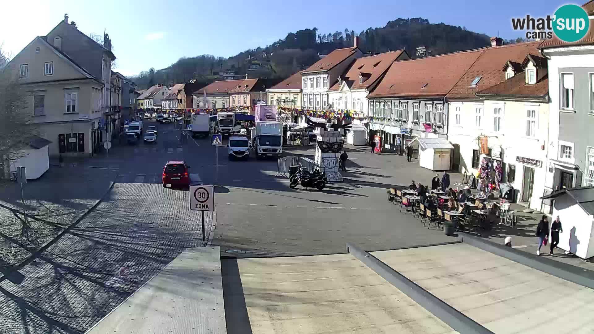 Samobor – Place centrale dédié au roi Tomislav