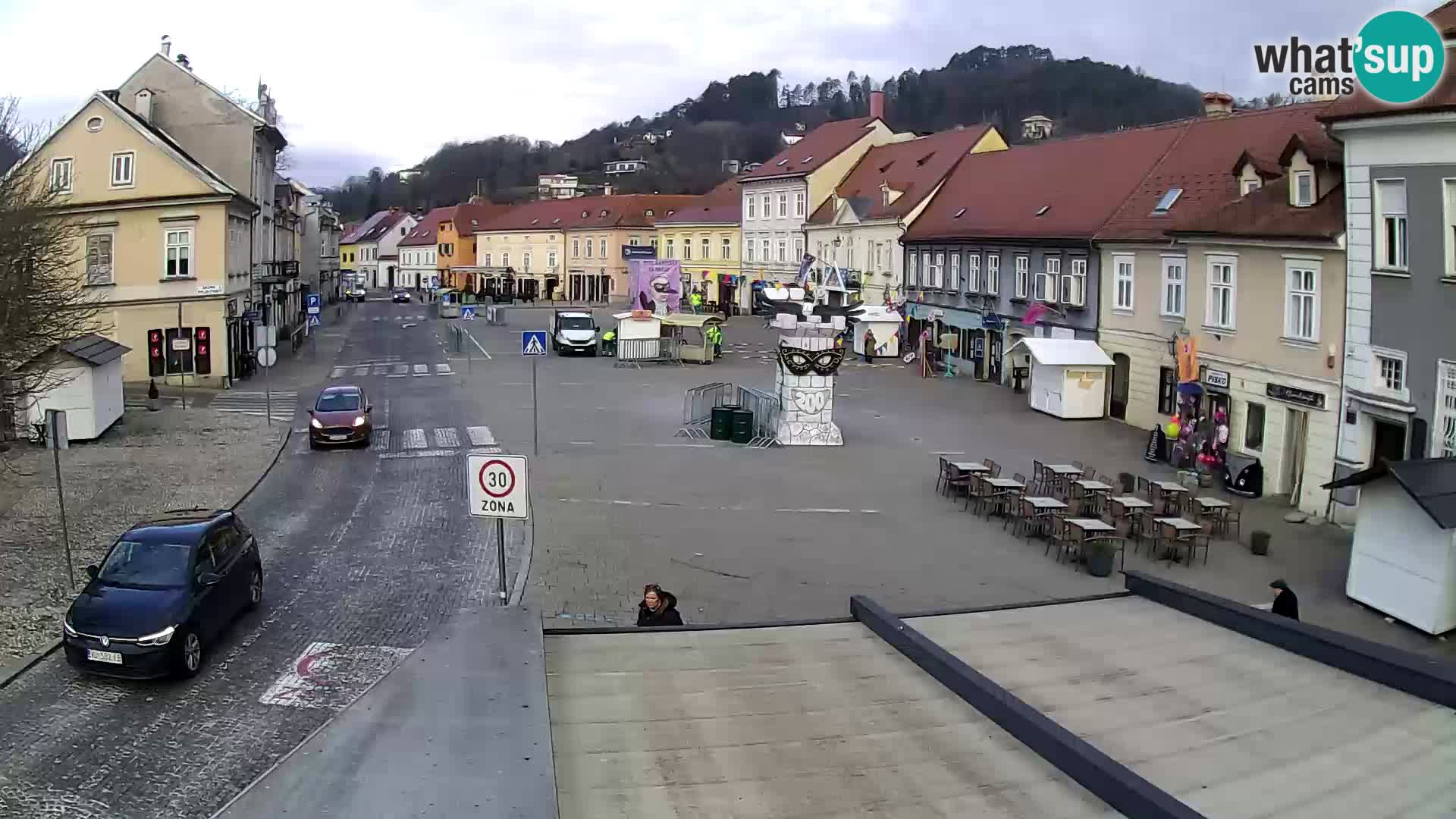 Samobor – Place centrale dédié au roi Tomislav