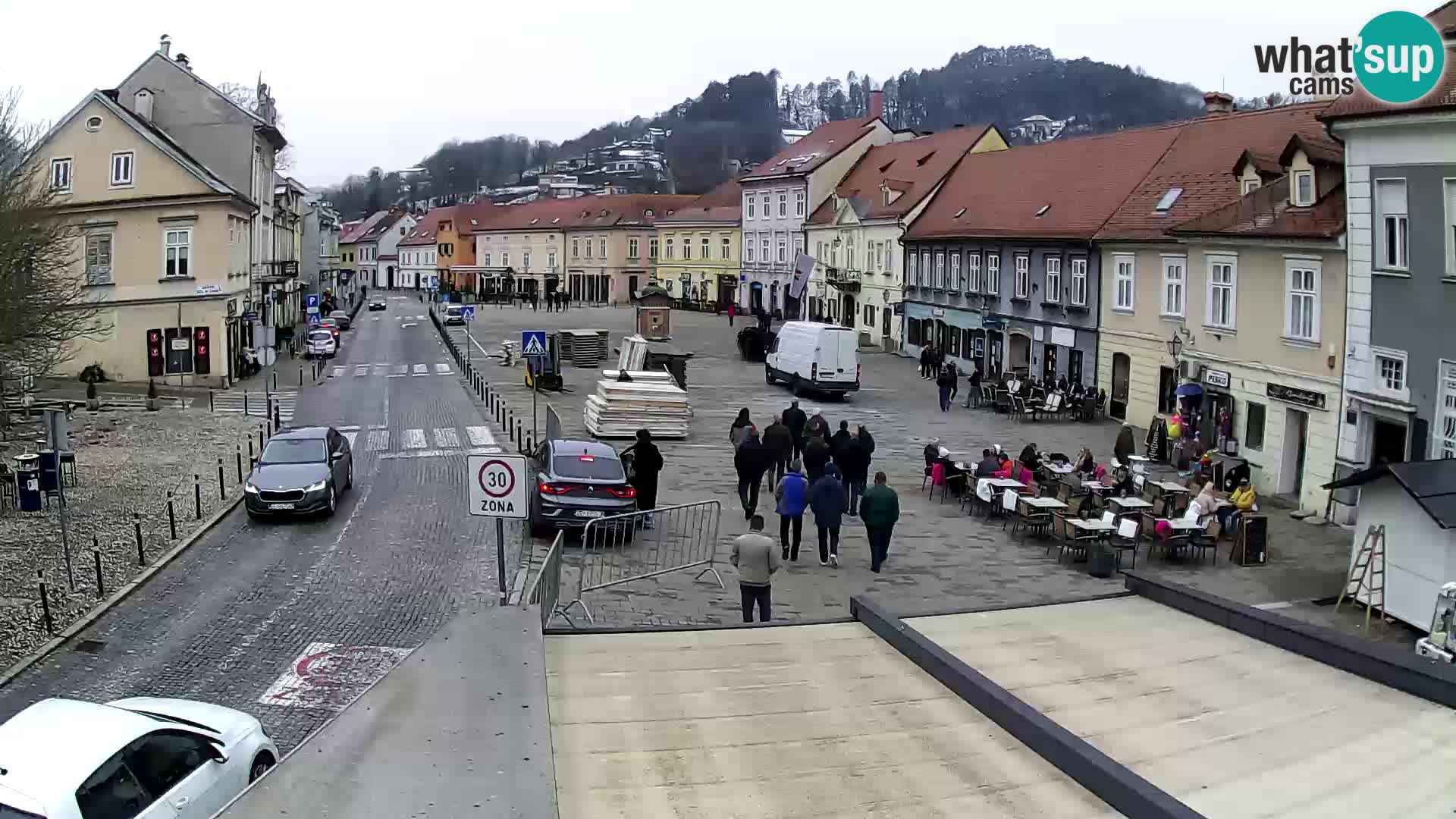 Samobor – Place centrale dédié au roi Tomislav