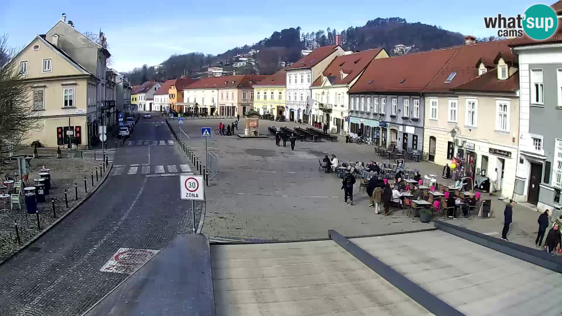 Samobor – Place centrale dédié au roi Tomislav