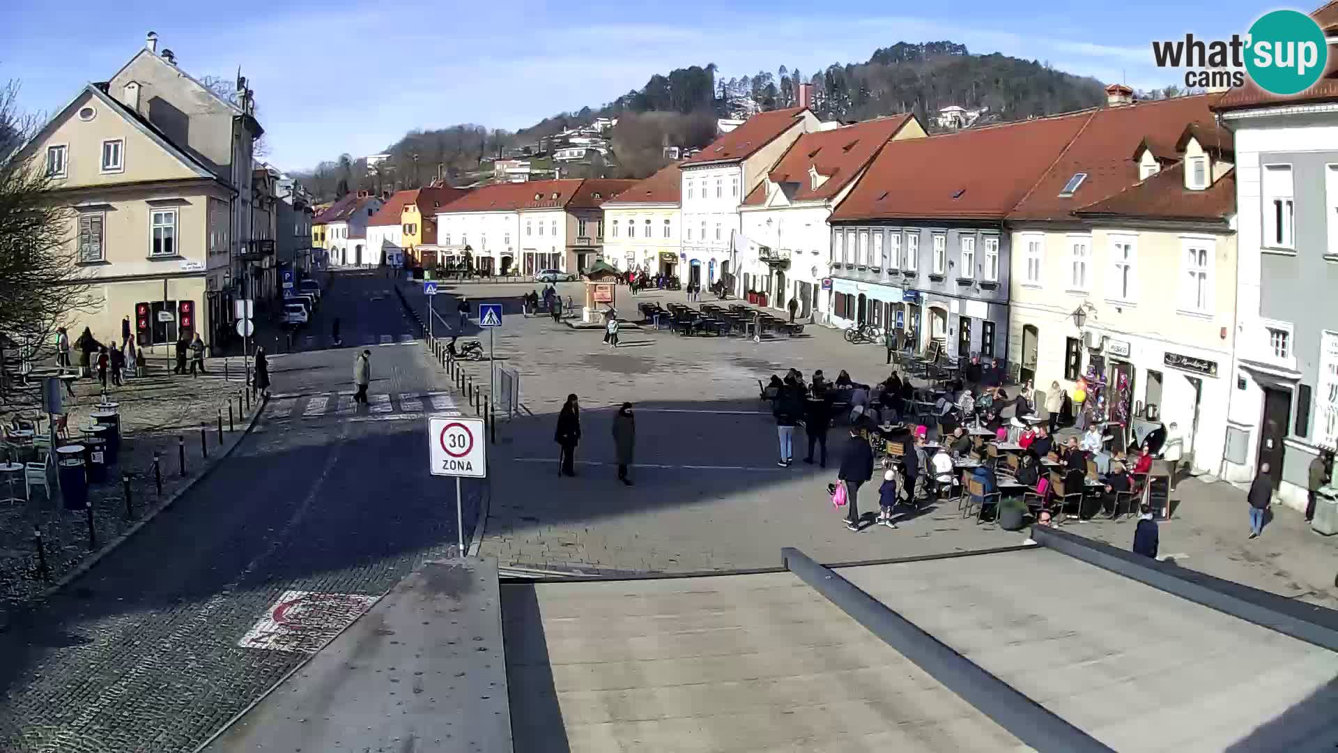 Samobor – Place centrale dédié au roi Tomislav