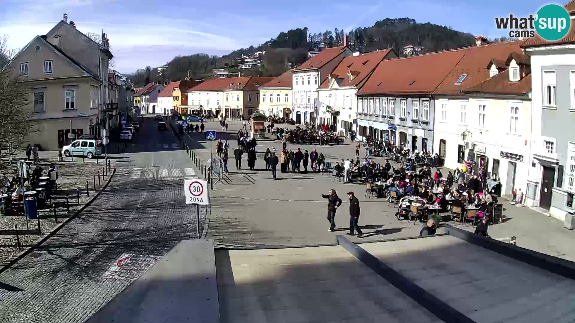 Samobor – Place centrale dédié au roi Tomislav