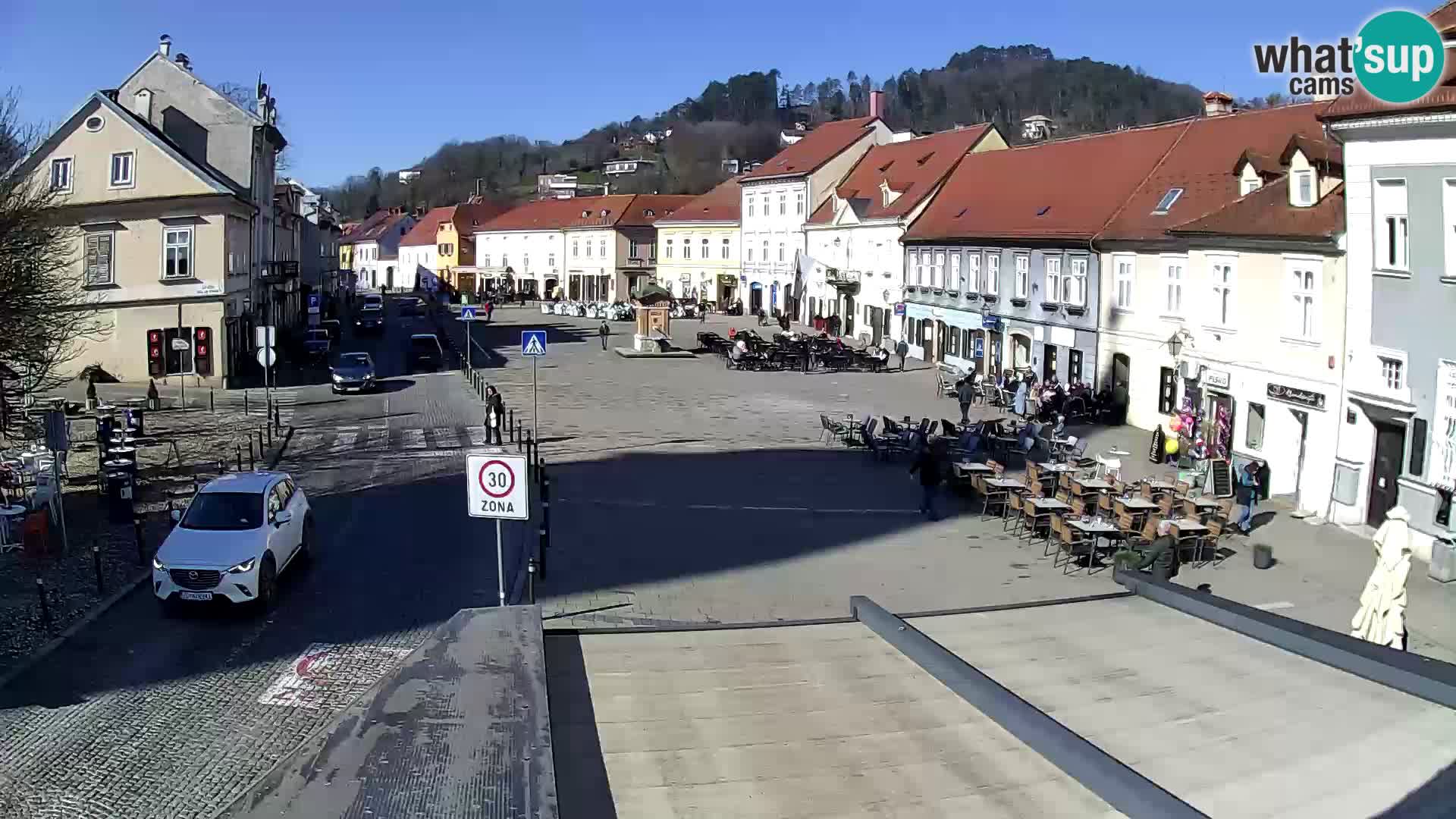 Samobor – Place centrale dédié au roi Tomislav