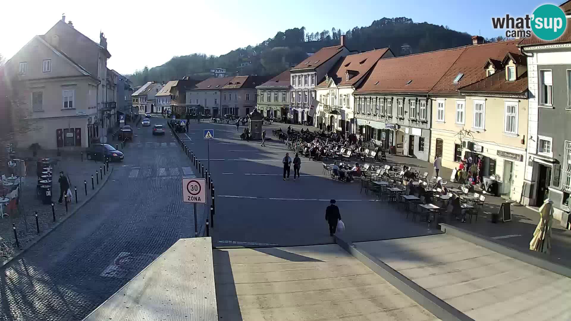 Samobor – Place centrale dédié au roi Tomislav