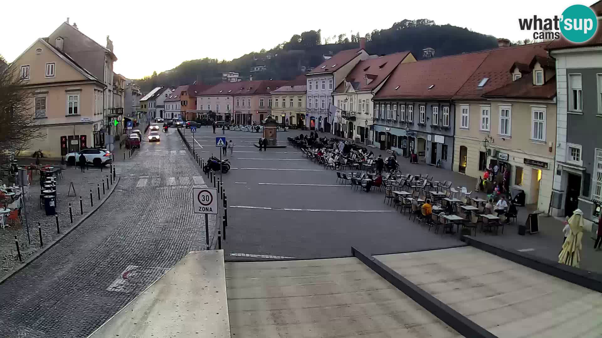 Samobor – Place centrale dédié au roi Tomislav