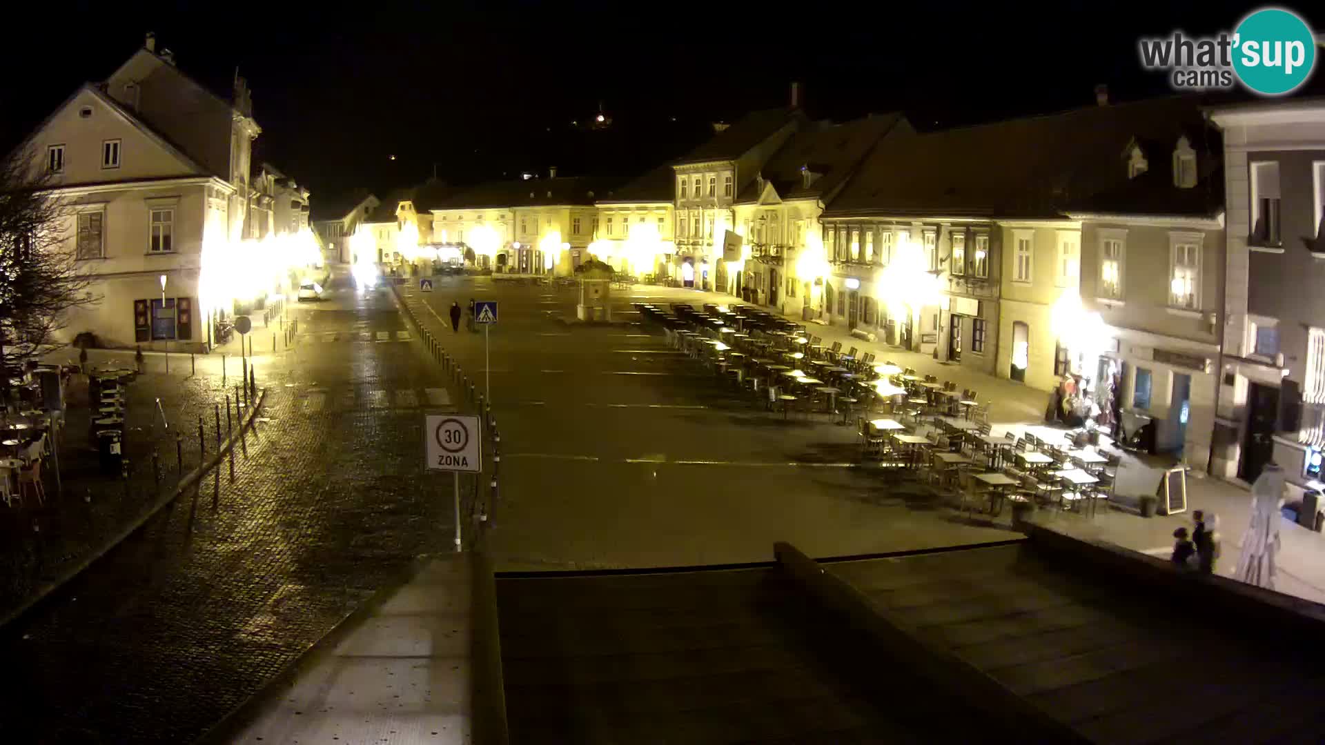 Samobor – Place centrale dédié au roi Tomislav