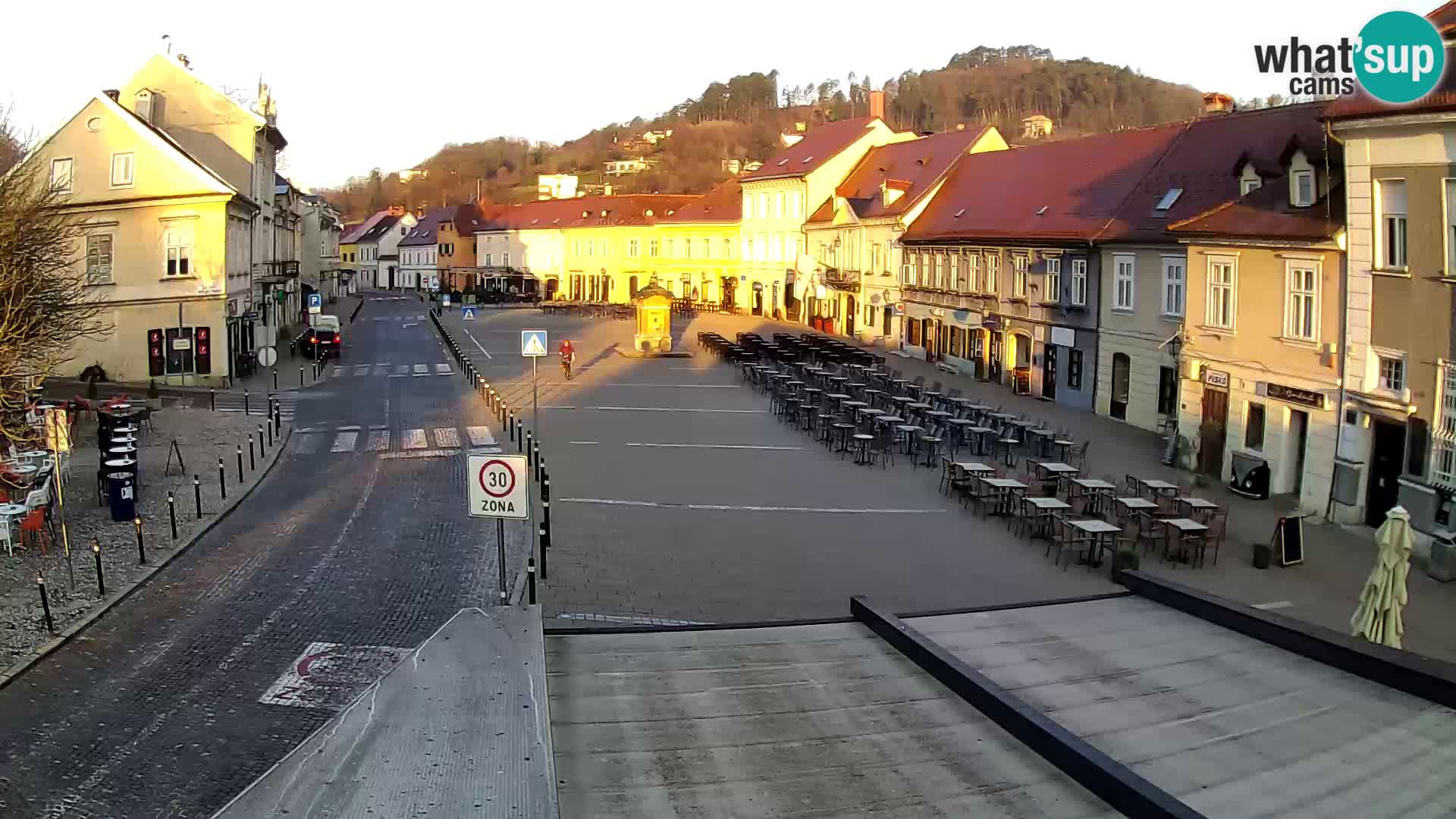 Samobor – Place centrale dédié au roi Tomislav