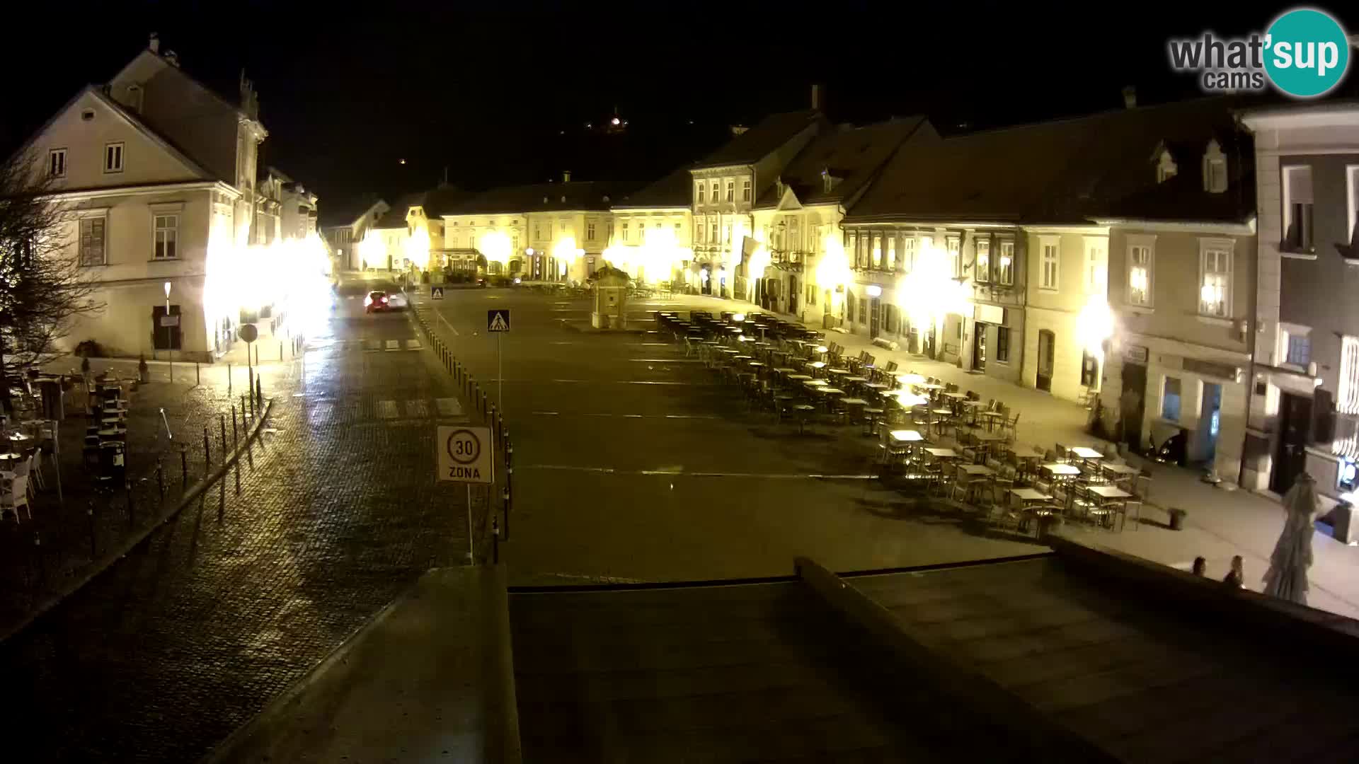 Samobor – Place centrale dédié au roi Tomislav