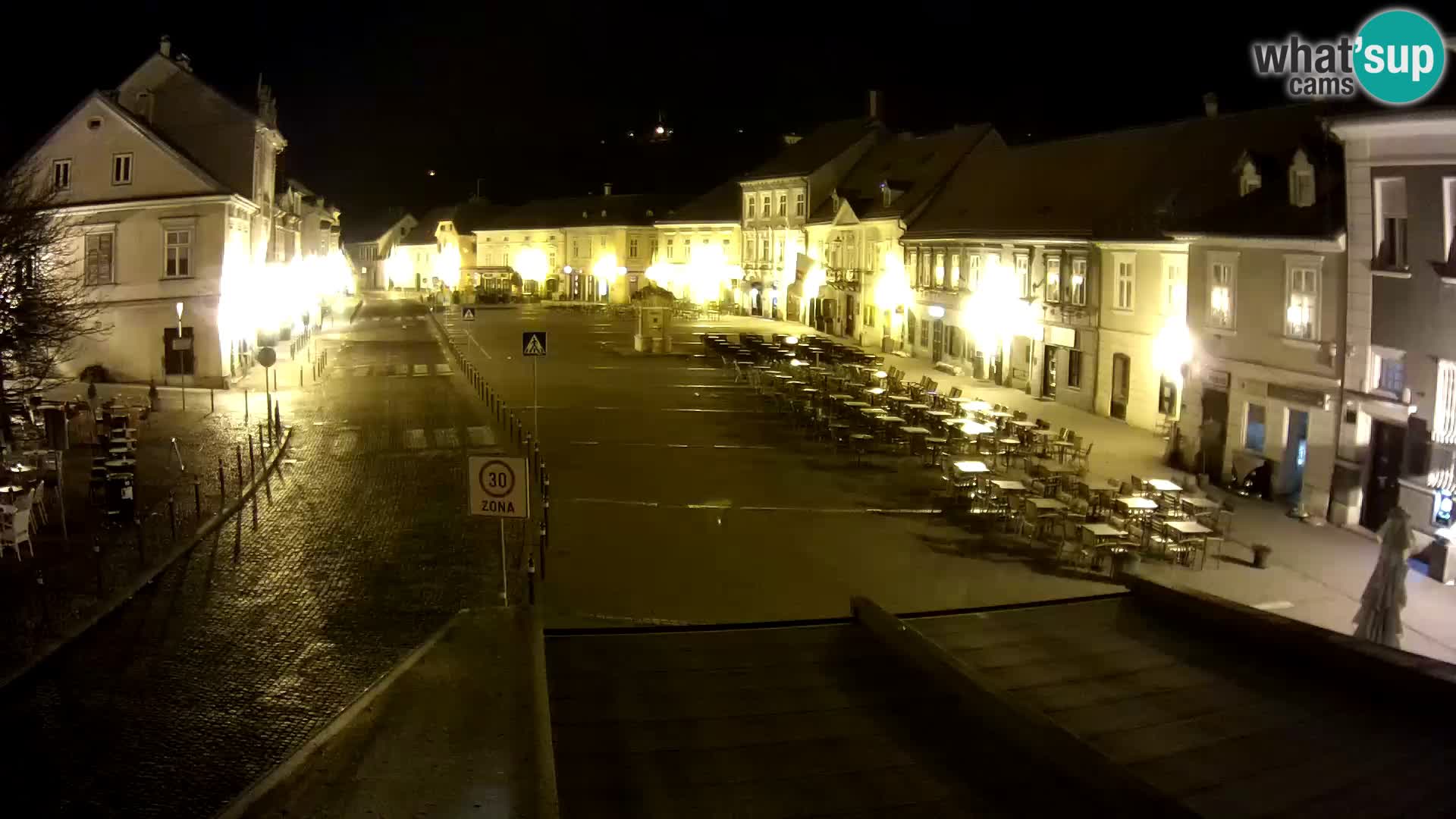 Samobor – Place centrale dédié au roi Tomislav