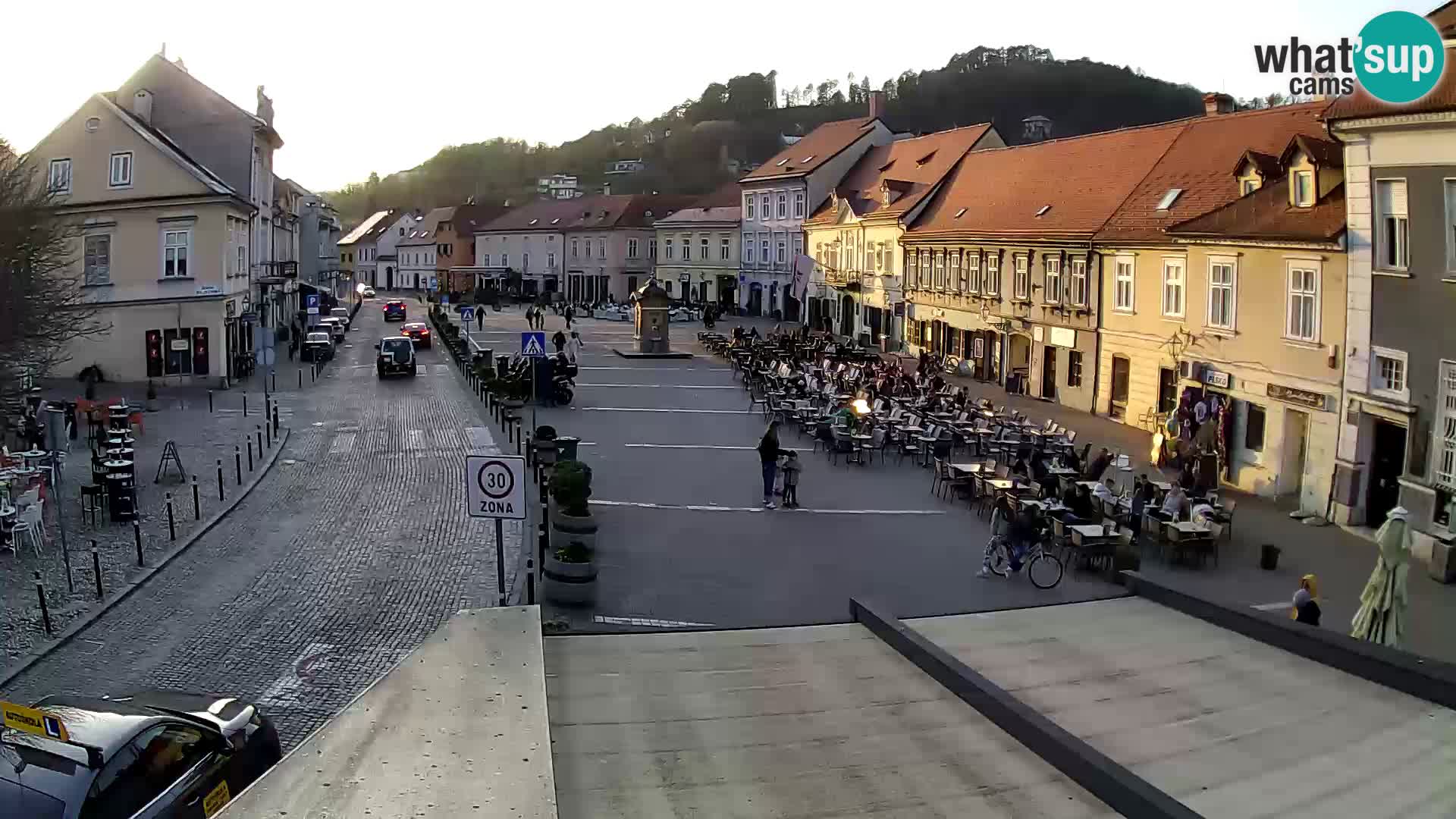 Samobor – Place centrale dédié au roi Tomislav