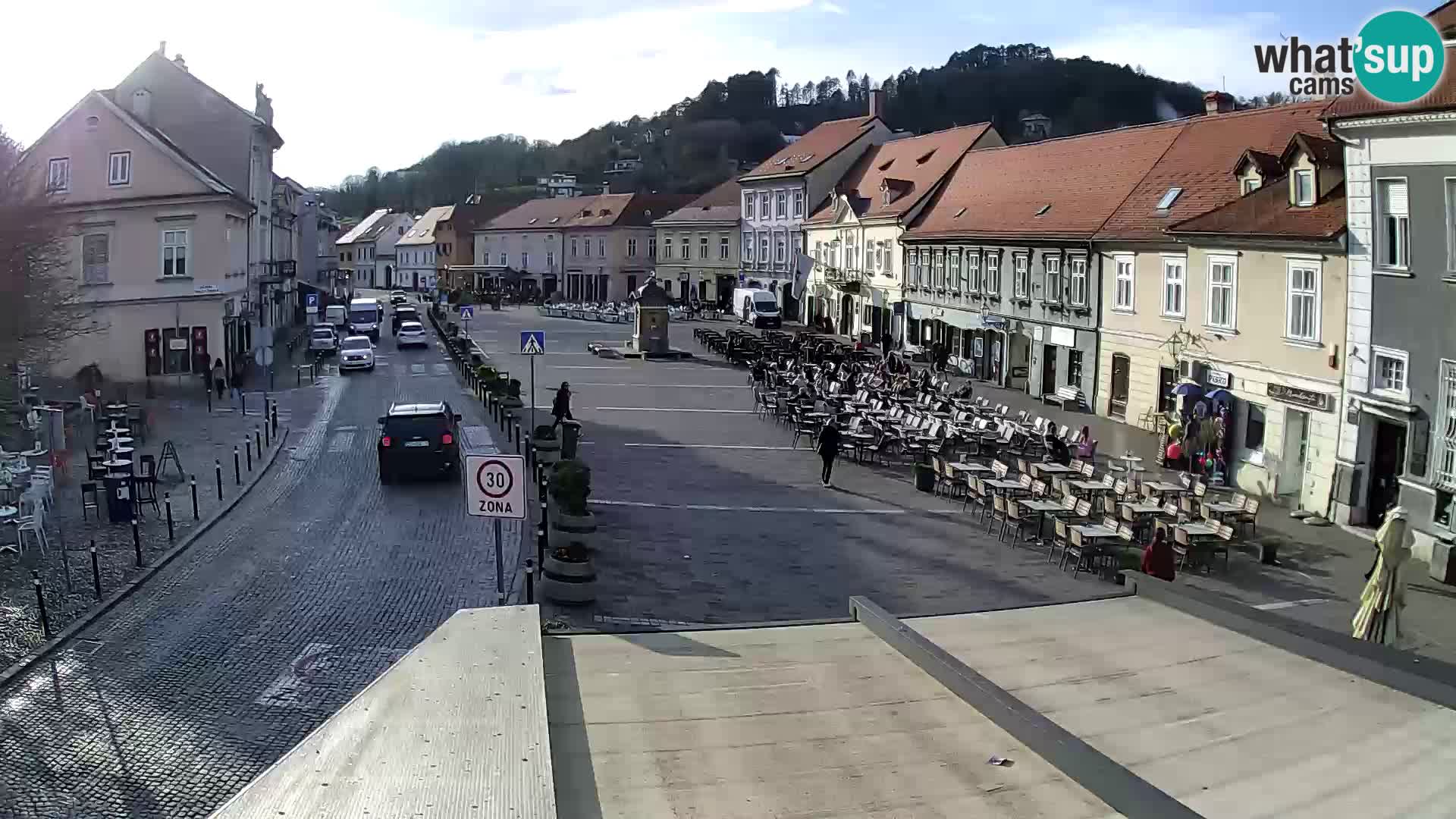 Samobor – Place centrale dédié au roi Tomislav