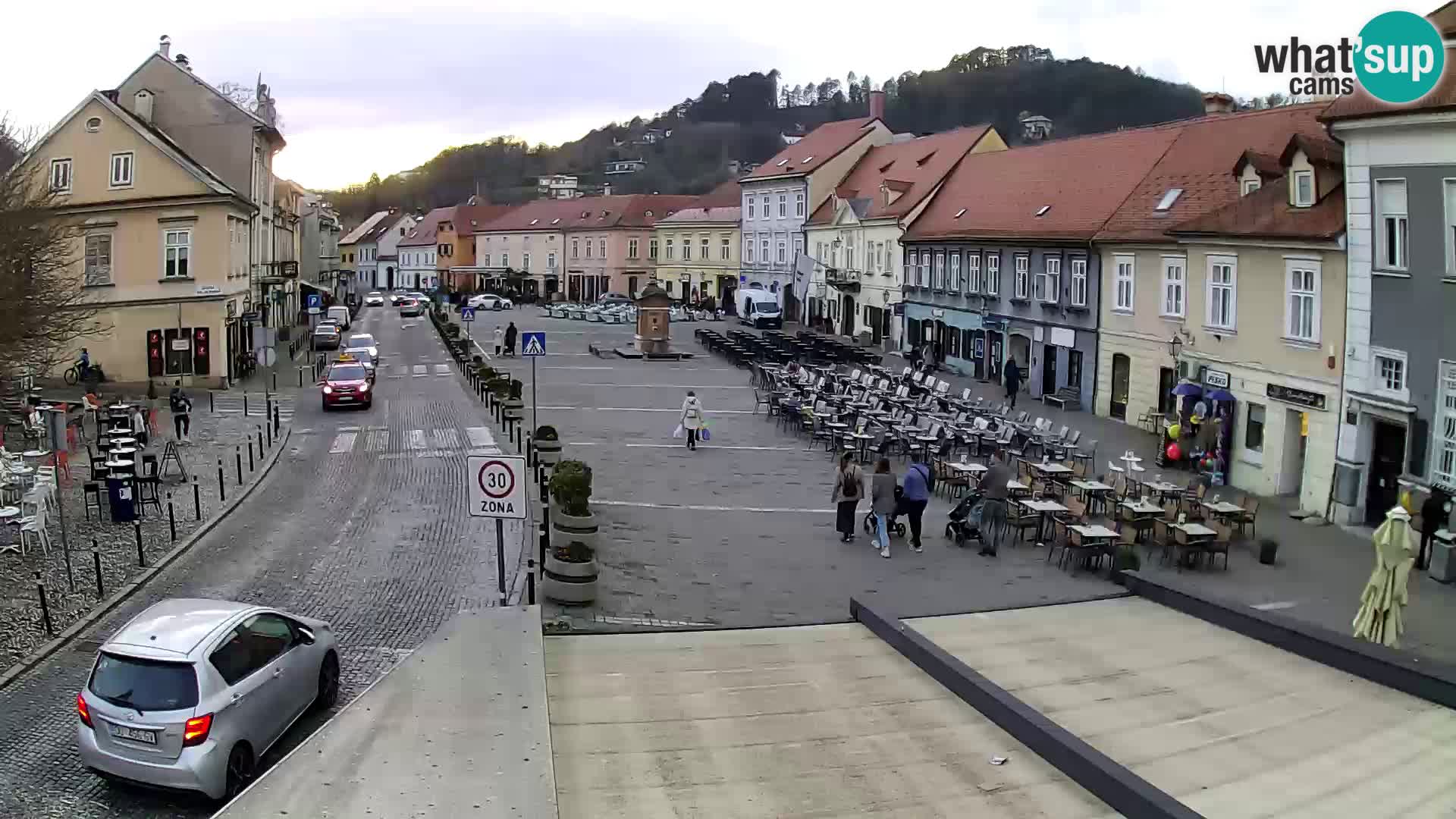Samobor – Place centrale dédié au roi Tomislav