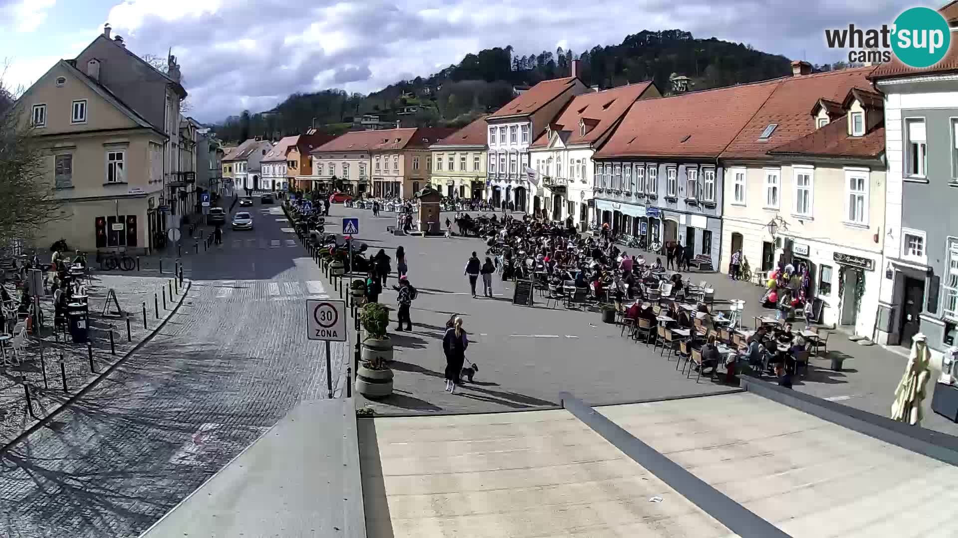 Samobor – Place centrale dédié au roi Tomislav