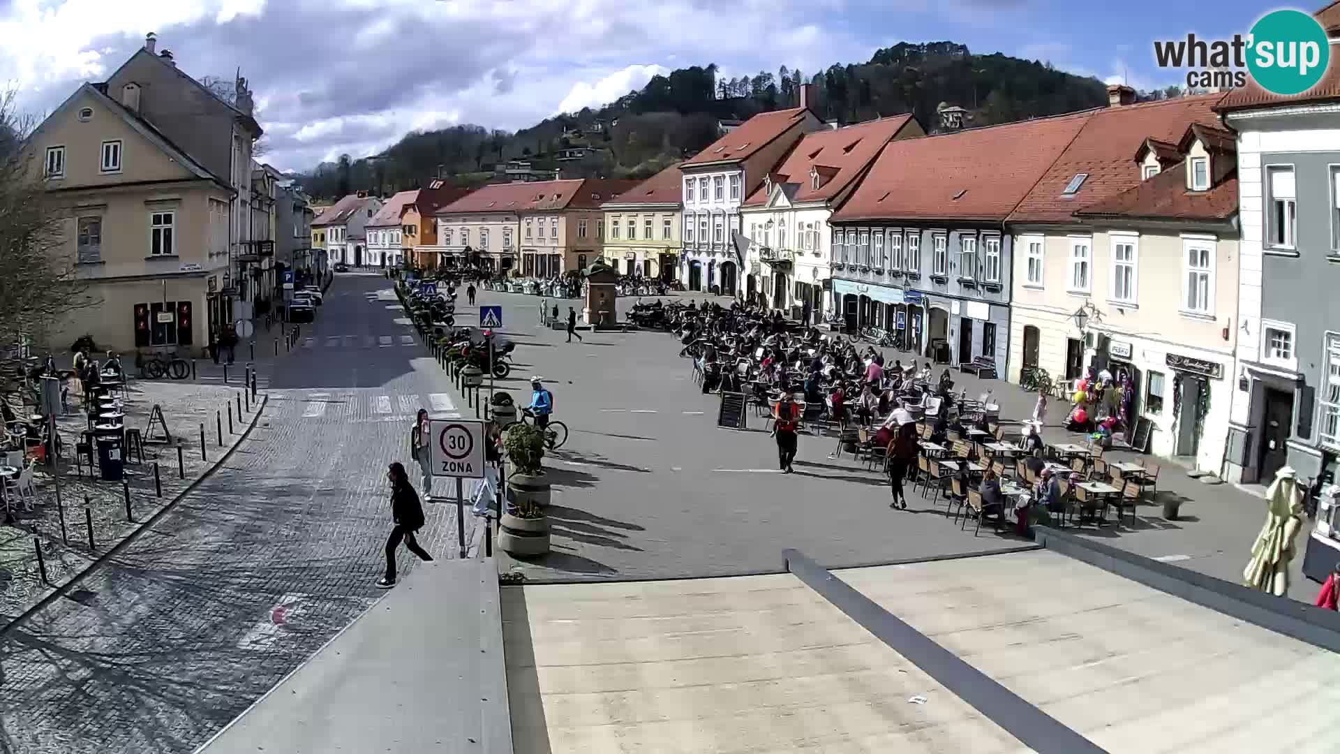 Samobor – Place centrale dédié au roi Tomislav