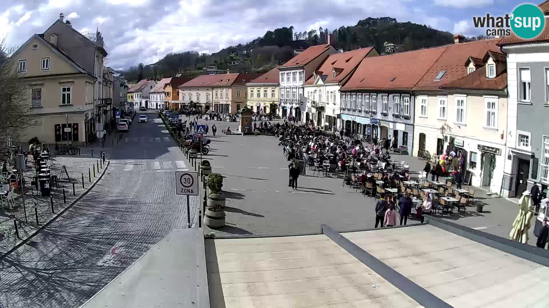 Samobor – Place centrale dédié au roi Tomislav