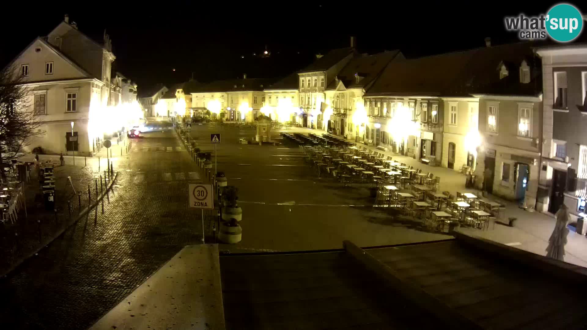 Samobor – Place centrale dédié au roi Tomislav