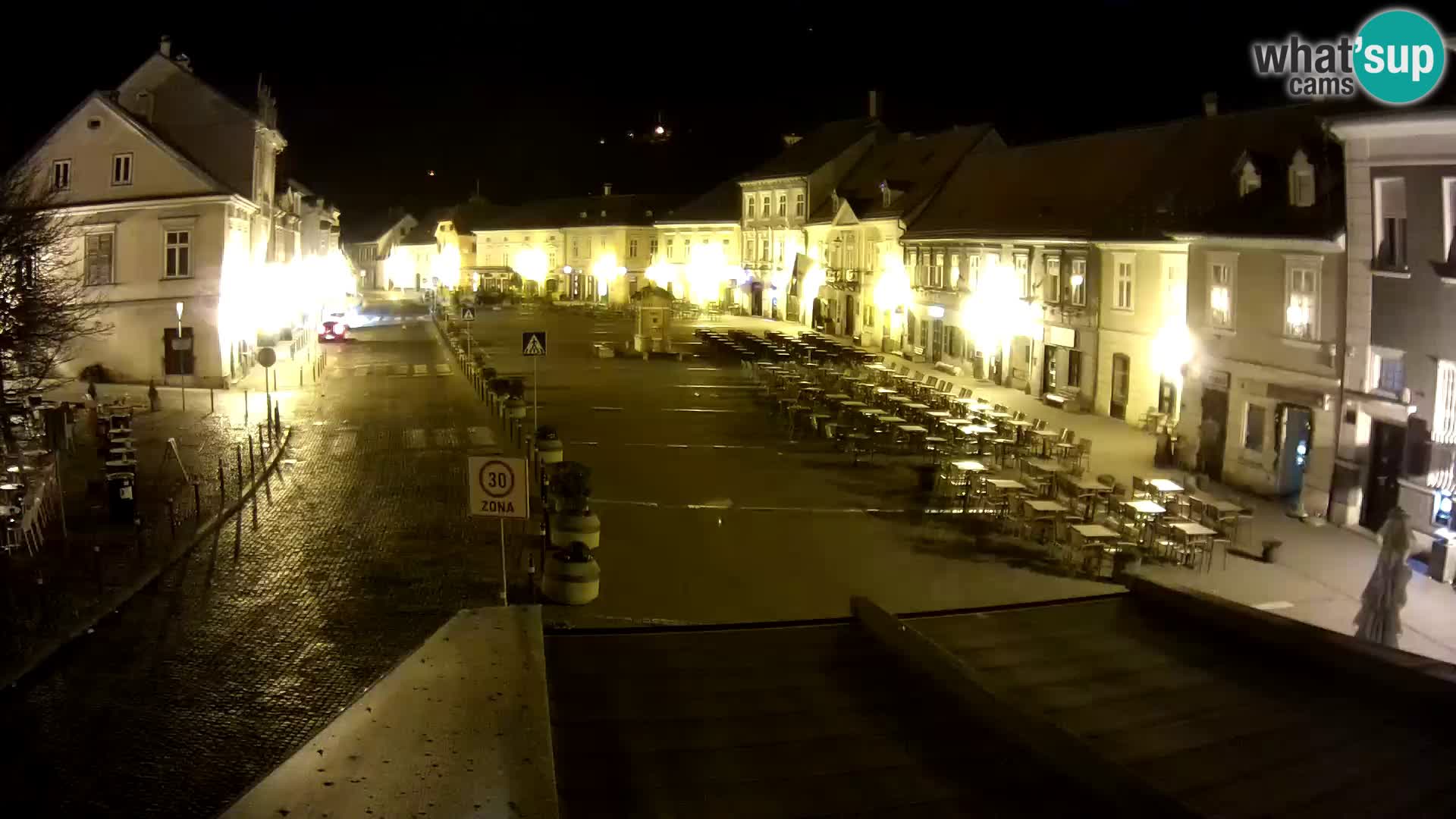 Samobor – Place centrale dédié au roi Tomislav