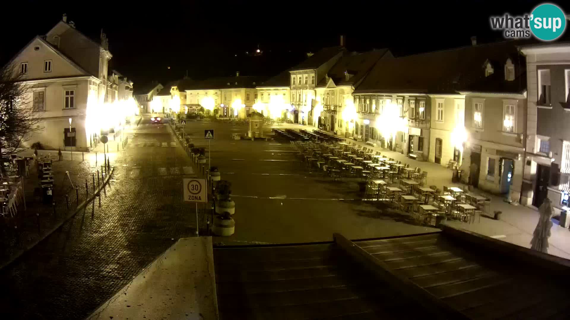 Samobor – Place centrale dédié au roi Tomislav