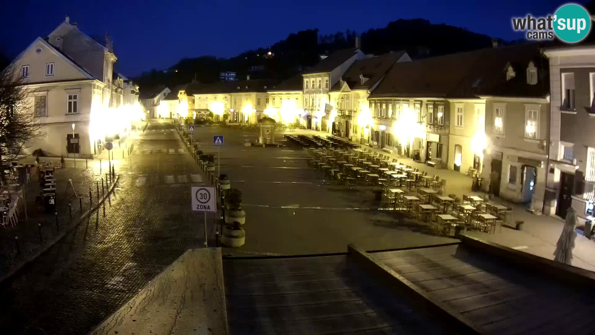 Samobor – Place centrale dédié au roi Tomislav