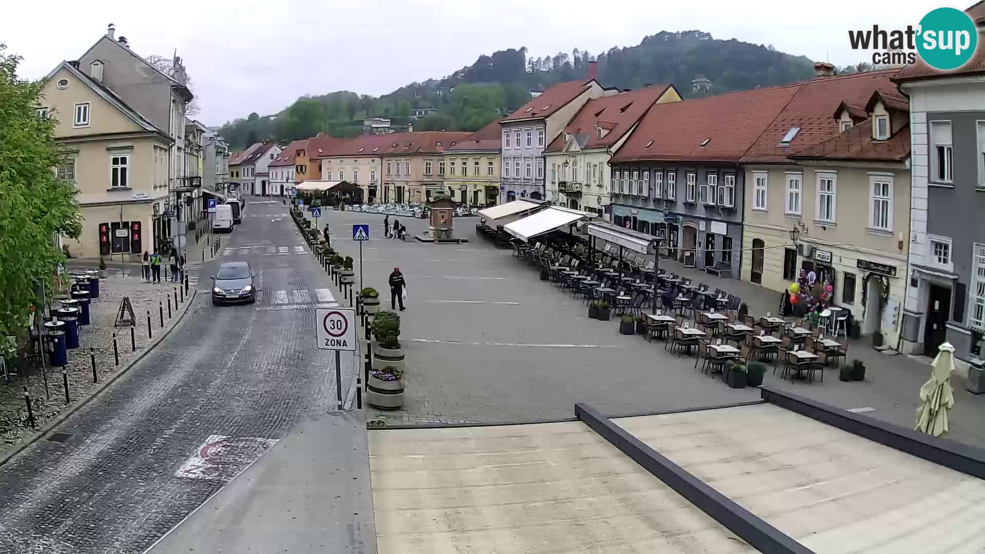 Samobor – Place centrale dédié au roi Tomislav