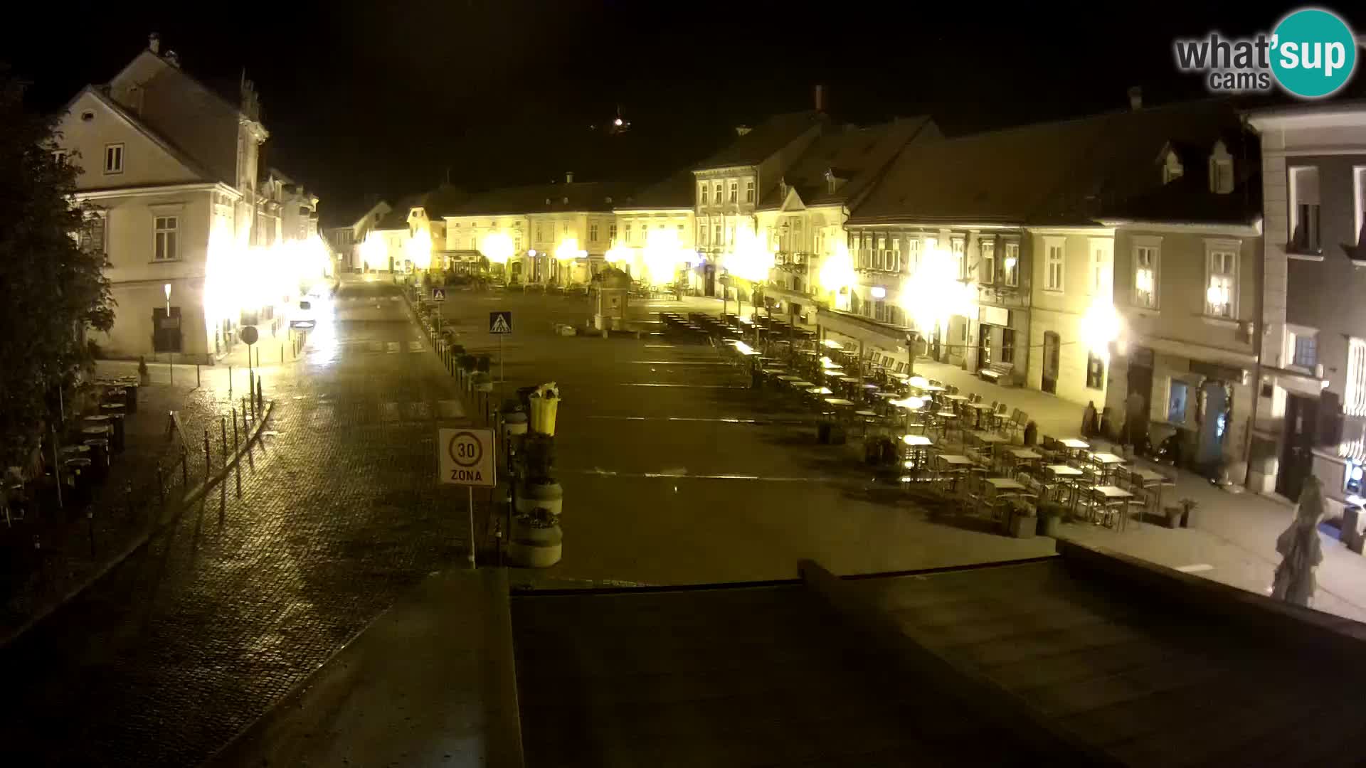 Samobor – Place centrale dédié au roi Tomislav