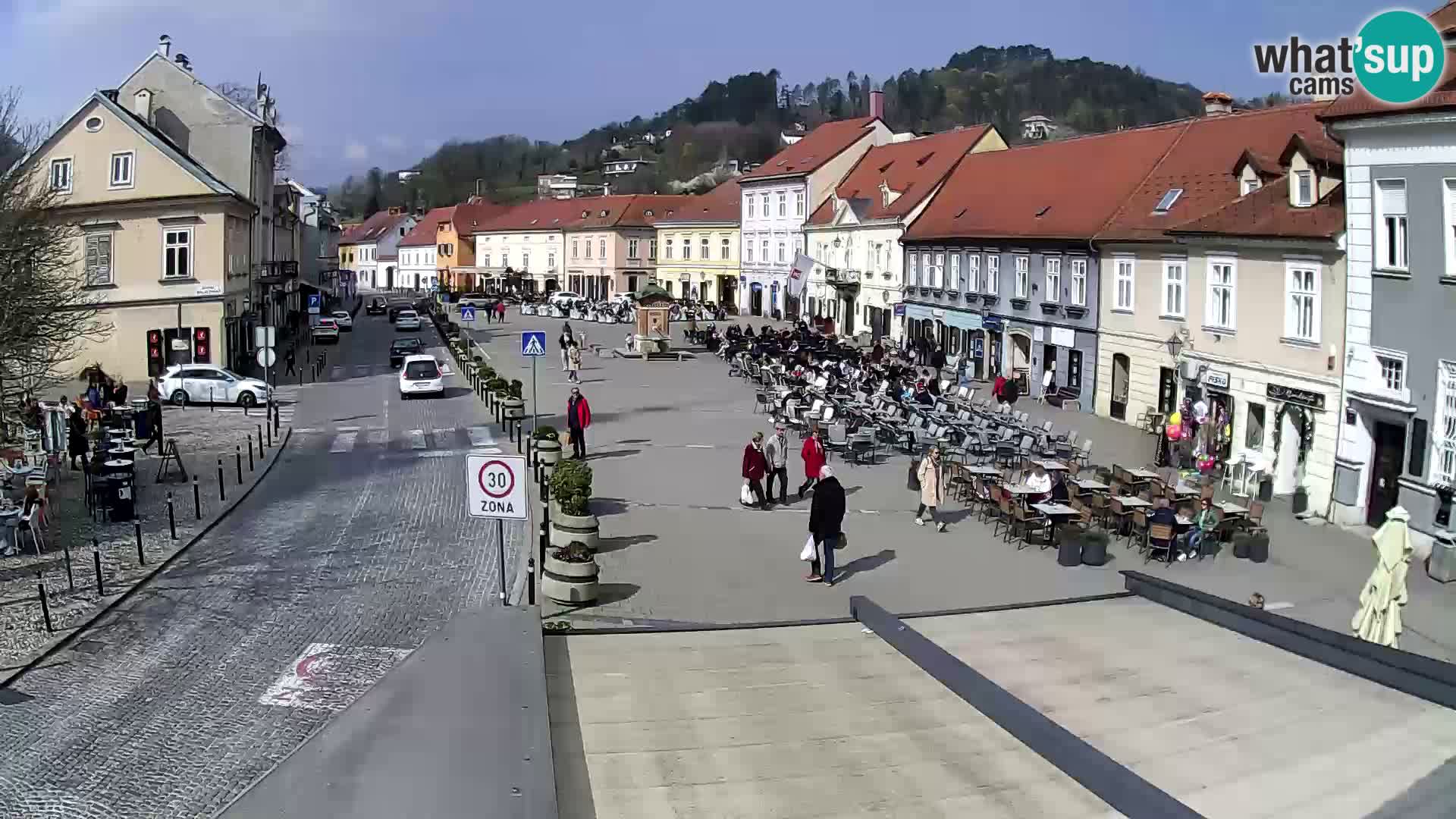 Samobor – Place centrale dédié au roi Tomislav