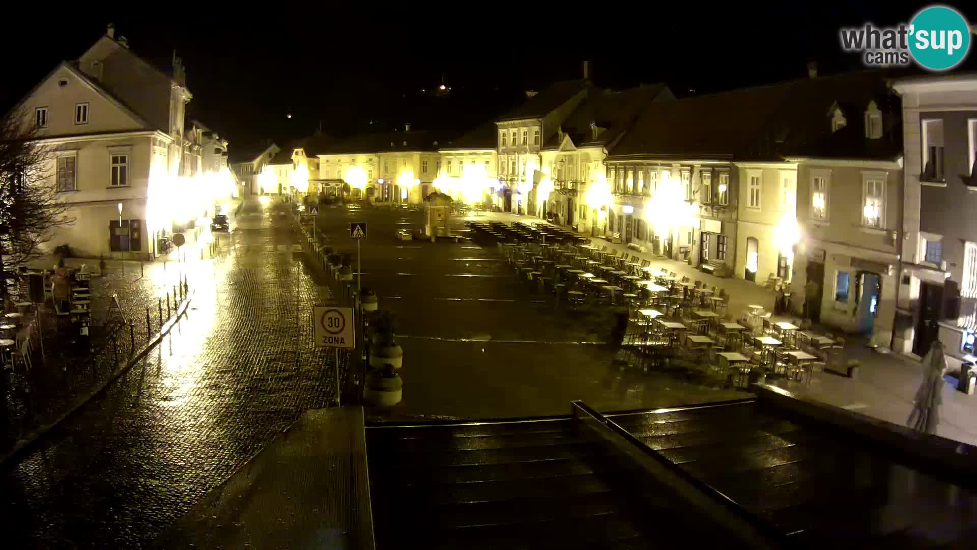 Samobor – Place centrale dédié au roi Tomislav