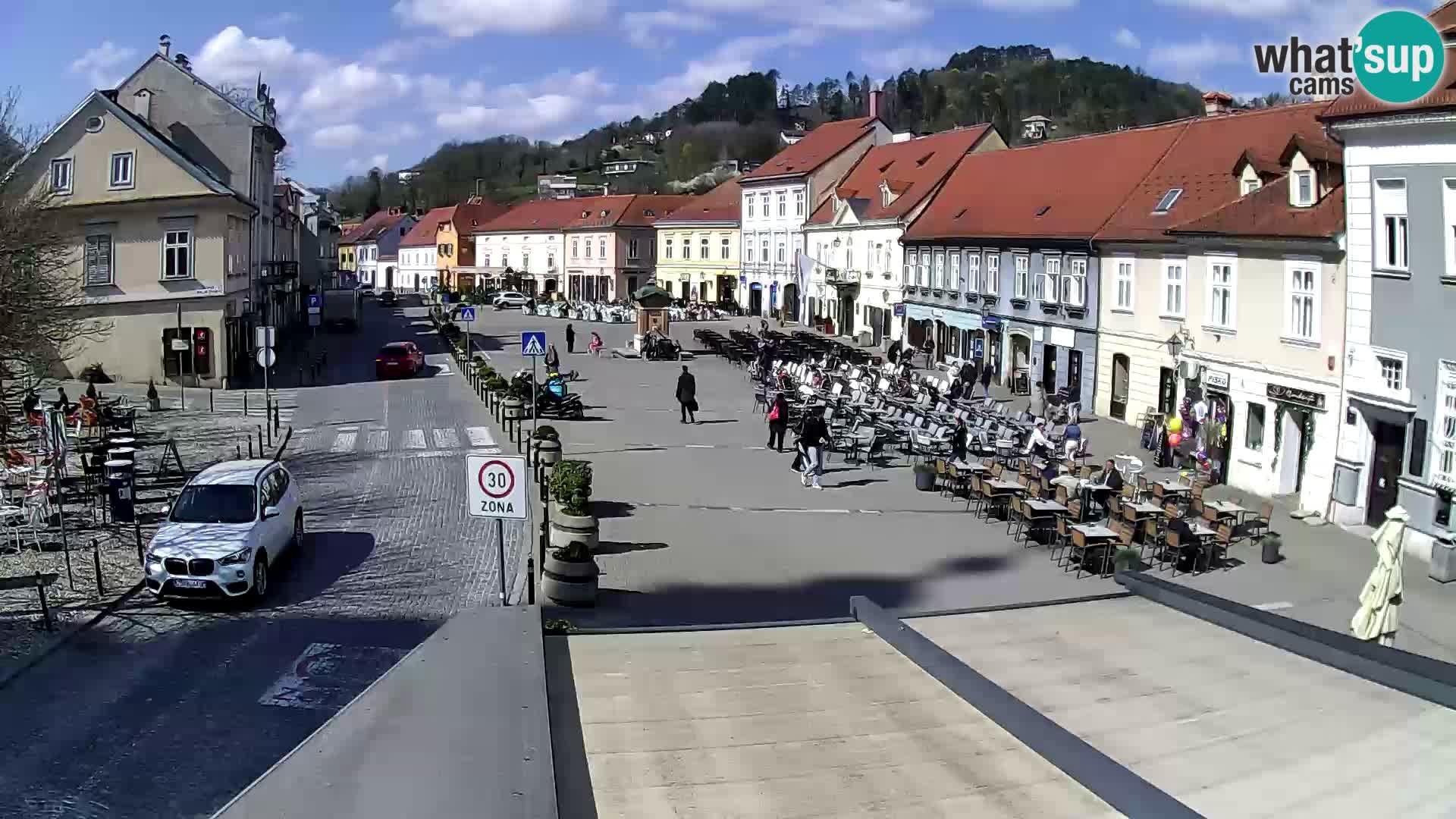Samobor – Place centrale dédié au roi Tomislav