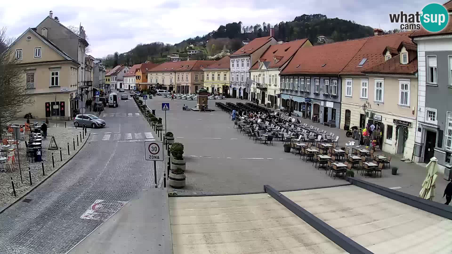 Samobor – Place centrale dédié au roi Tomislav