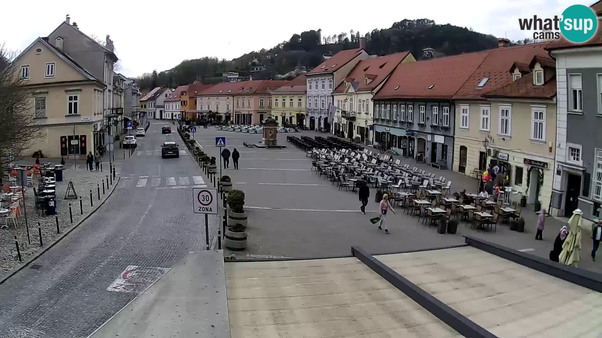 Samobor – Place centrale dédié au roi Tomislav
