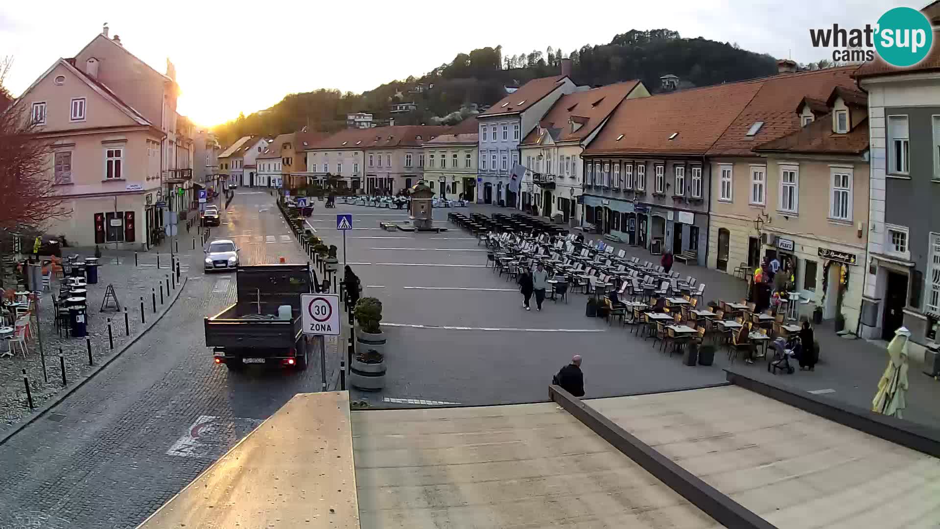 Samobor – Place centrale dédié au roi Tomislav
