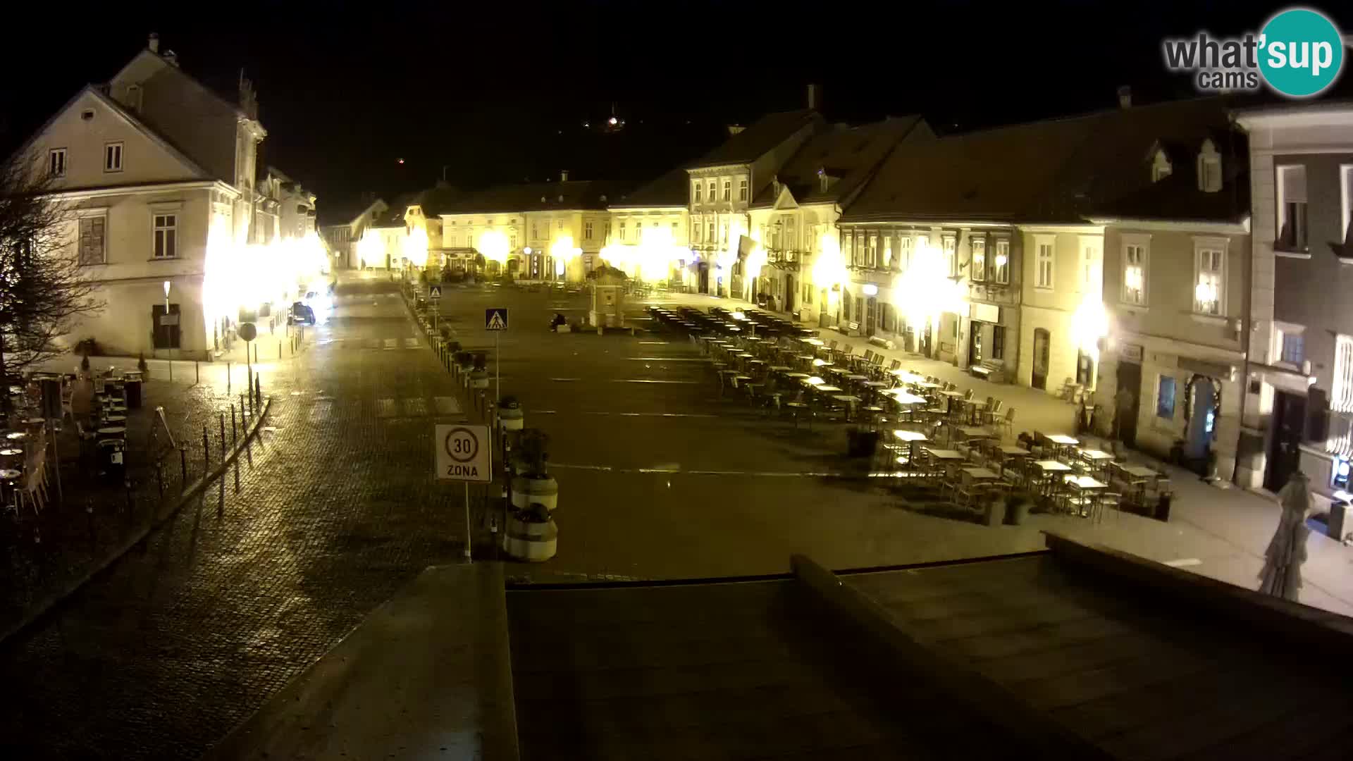 Samobor – Place centrale dédié au roi Tomislav