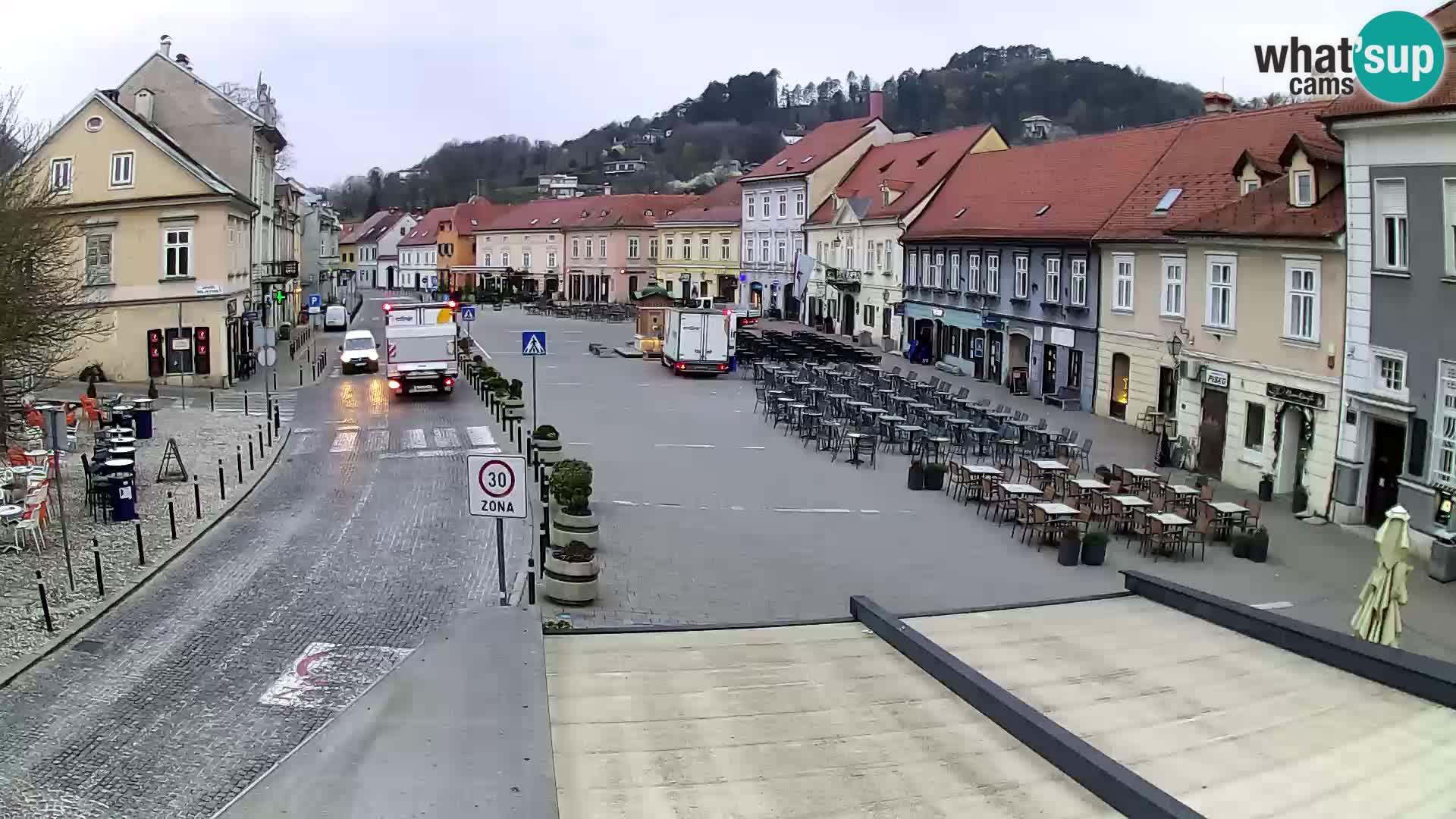 Samobor – Place centrale dédié au roi Tomislav