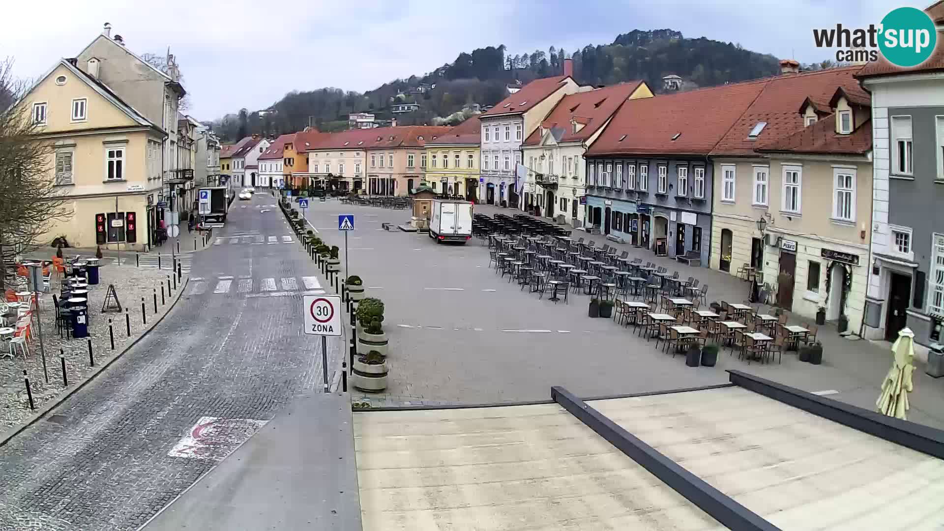 Samobor – Place centrale dédié au roi Tomislav