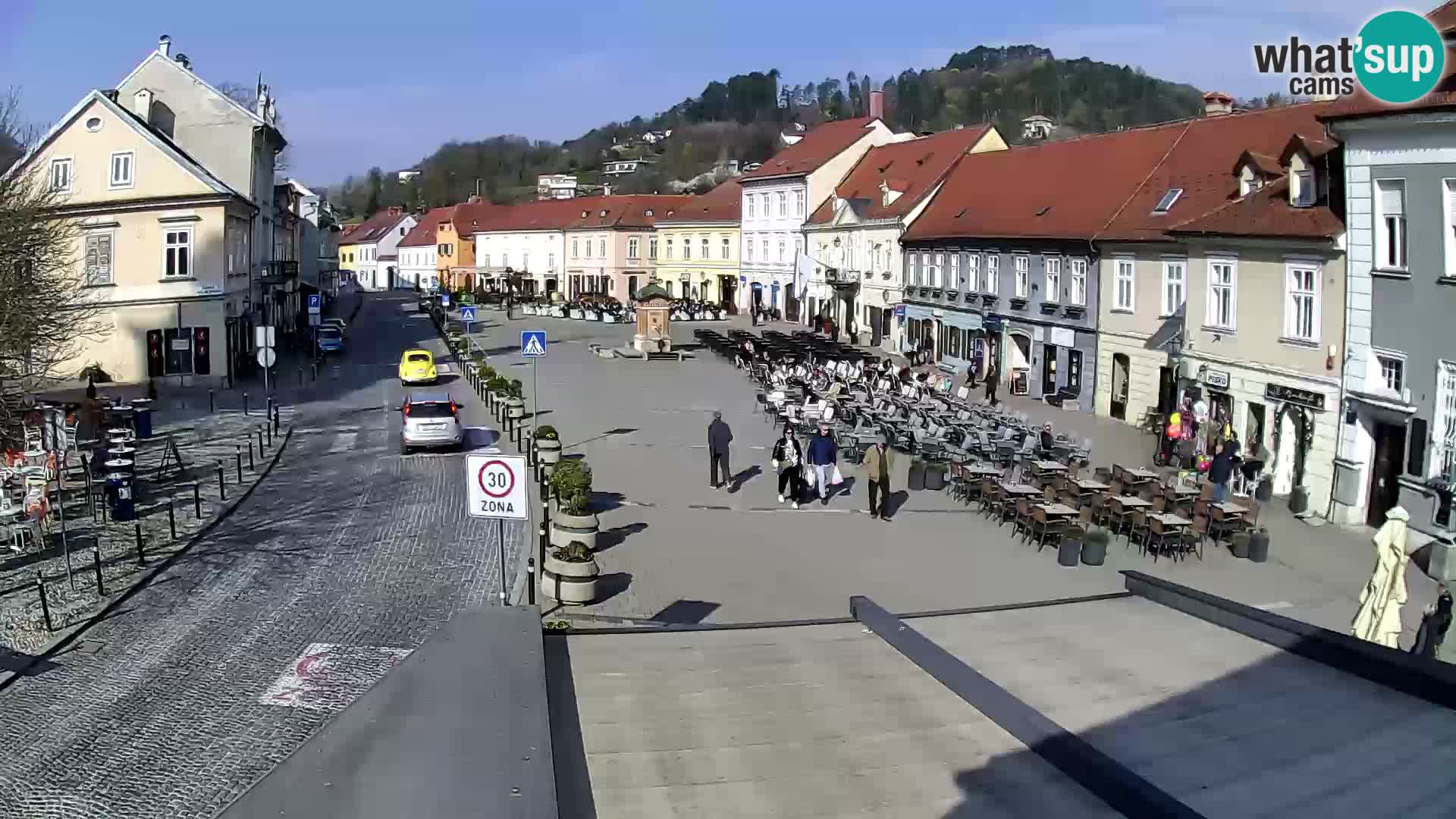 Samobor – Place centrale dédié au roi Tomislav